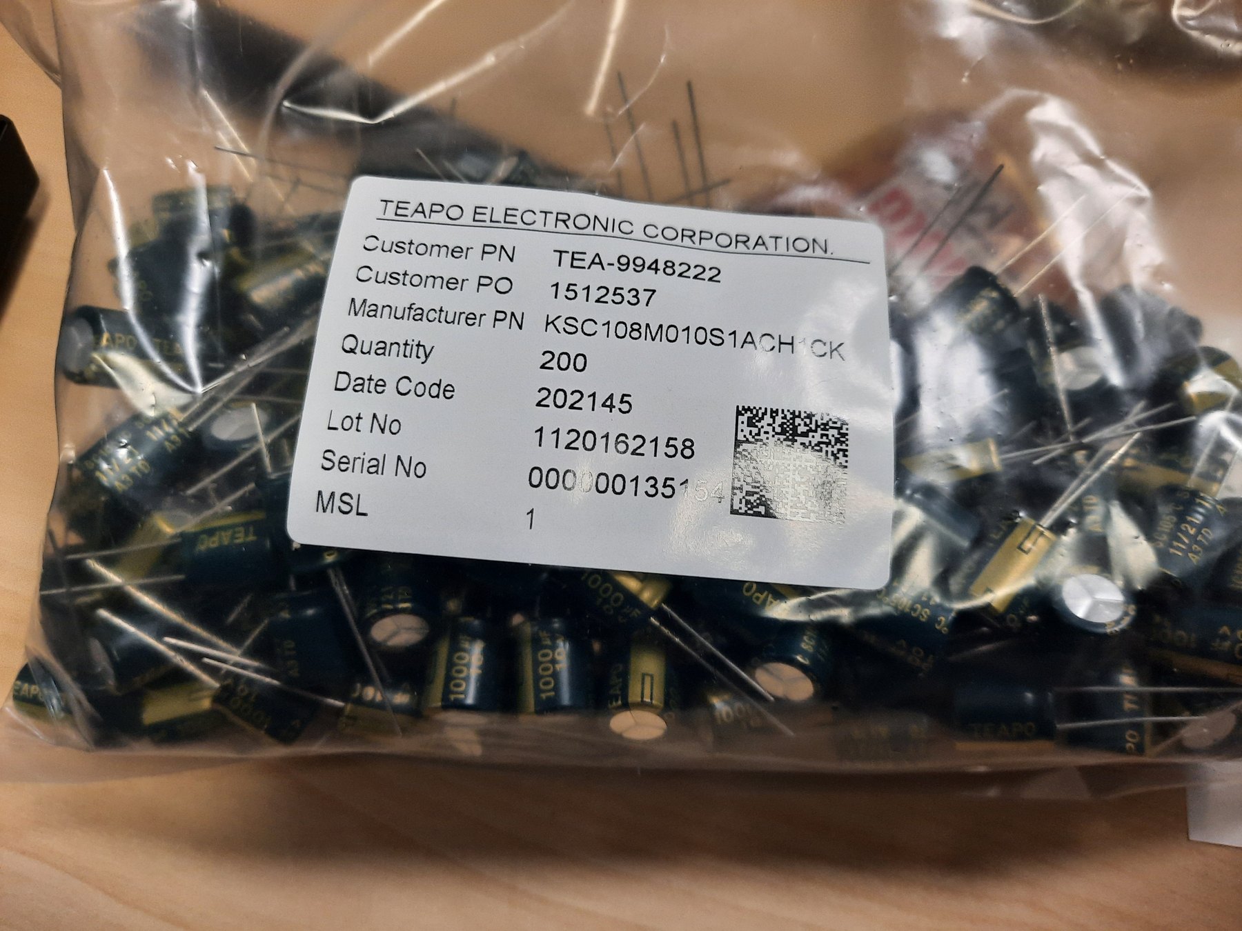 1000UF-10V product photo 2