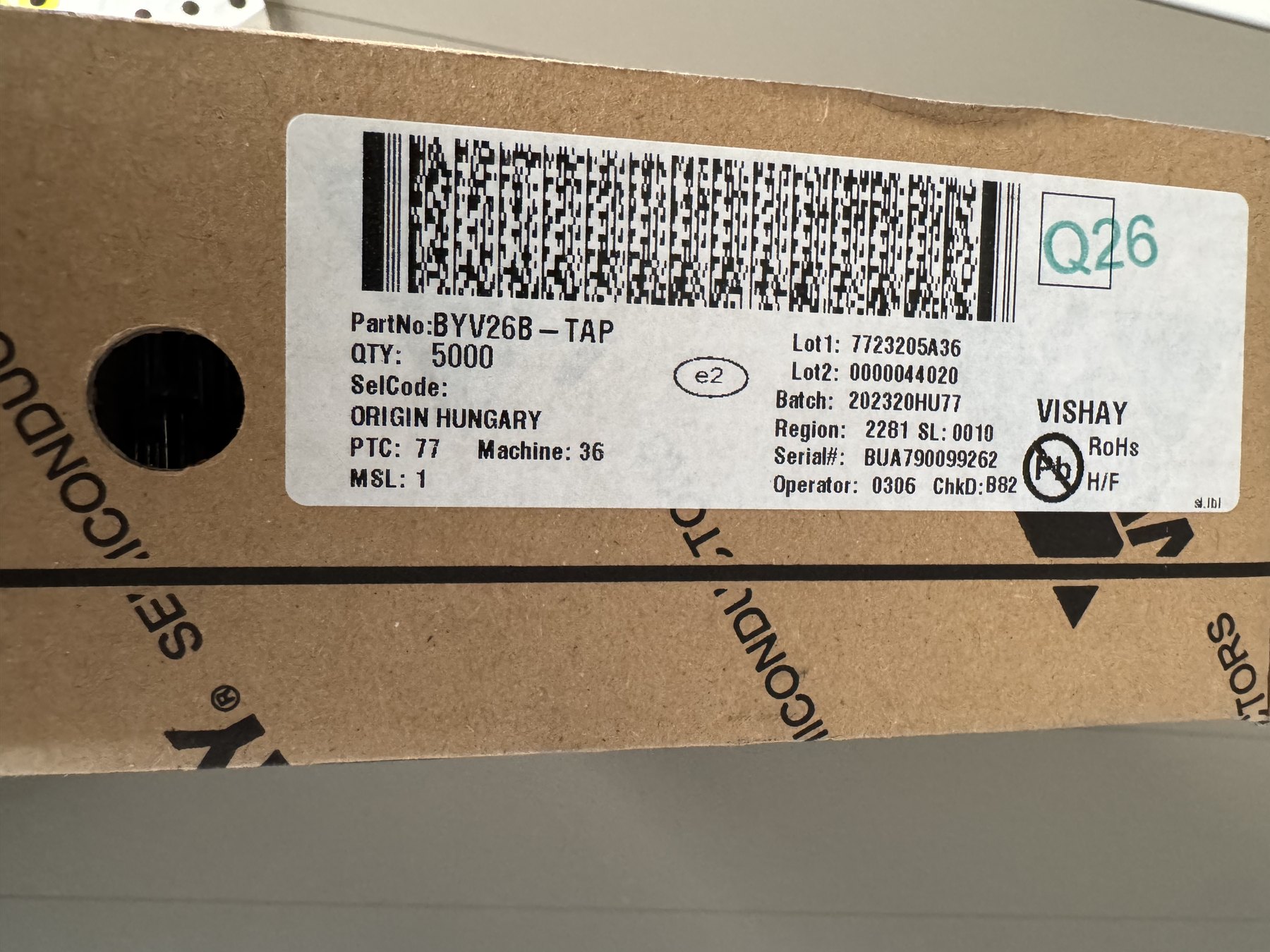 BYV26B-TAP product photo 1