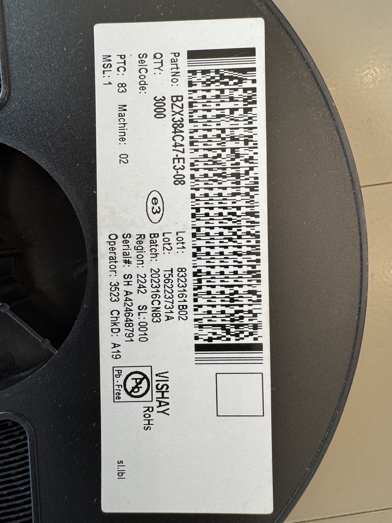 BZX384C47-E3-08 product photo 2