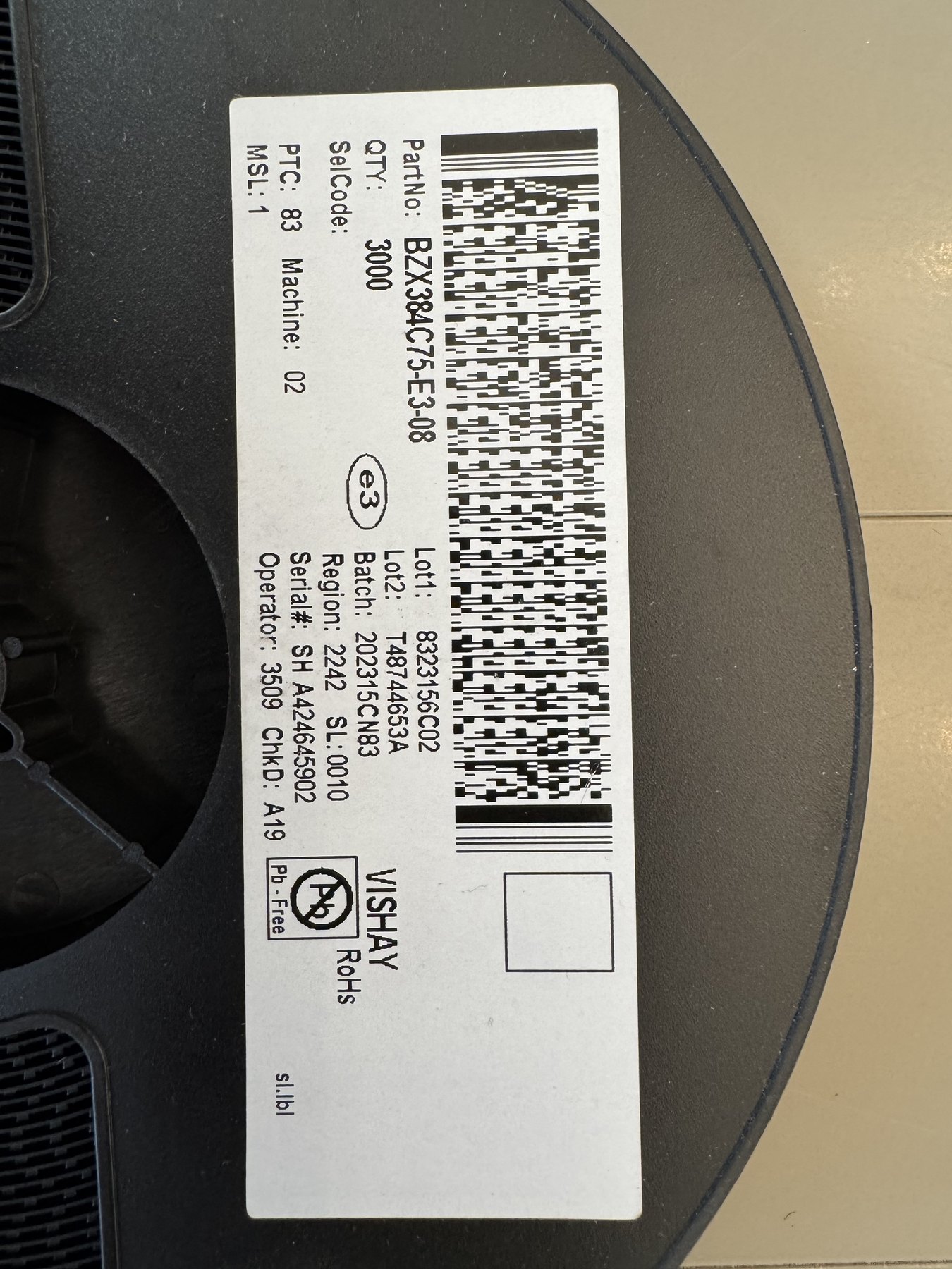 BZX384C75-E3-08 product photo 12
