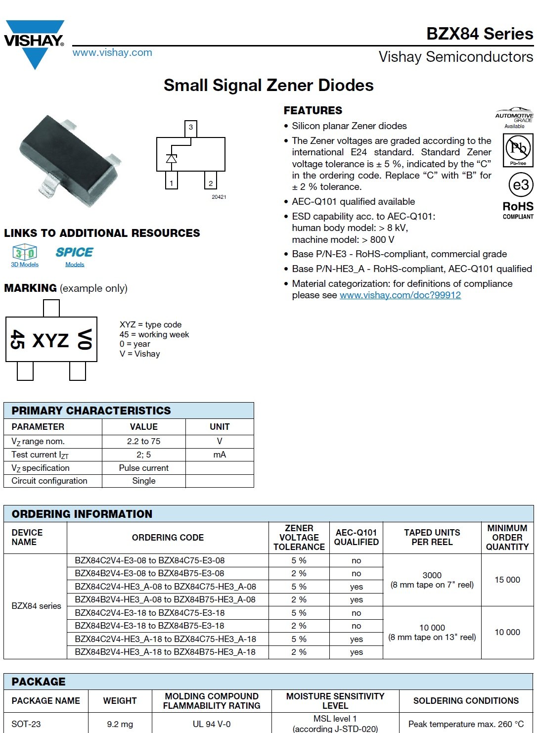 BZX84C12-HE3-08 product photo 3