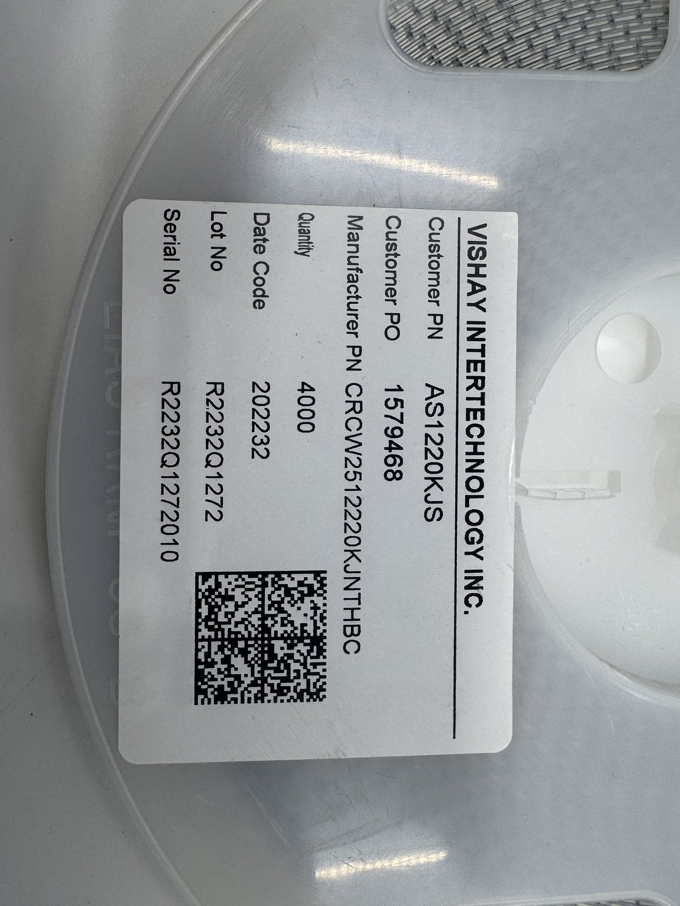 CRCW2512220KJNTHBC product photo 2