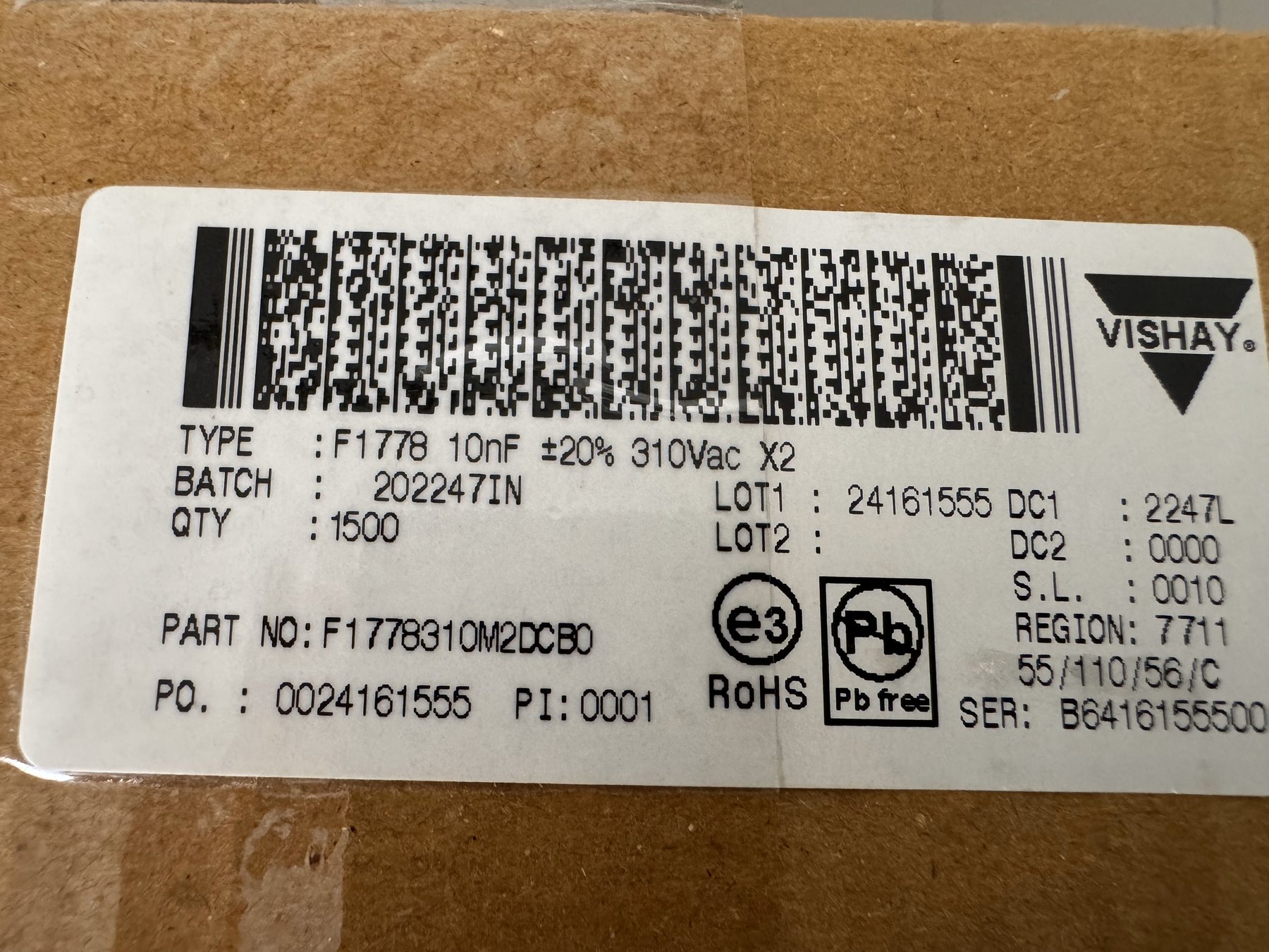 F1778310M2DCB0 product photo 1