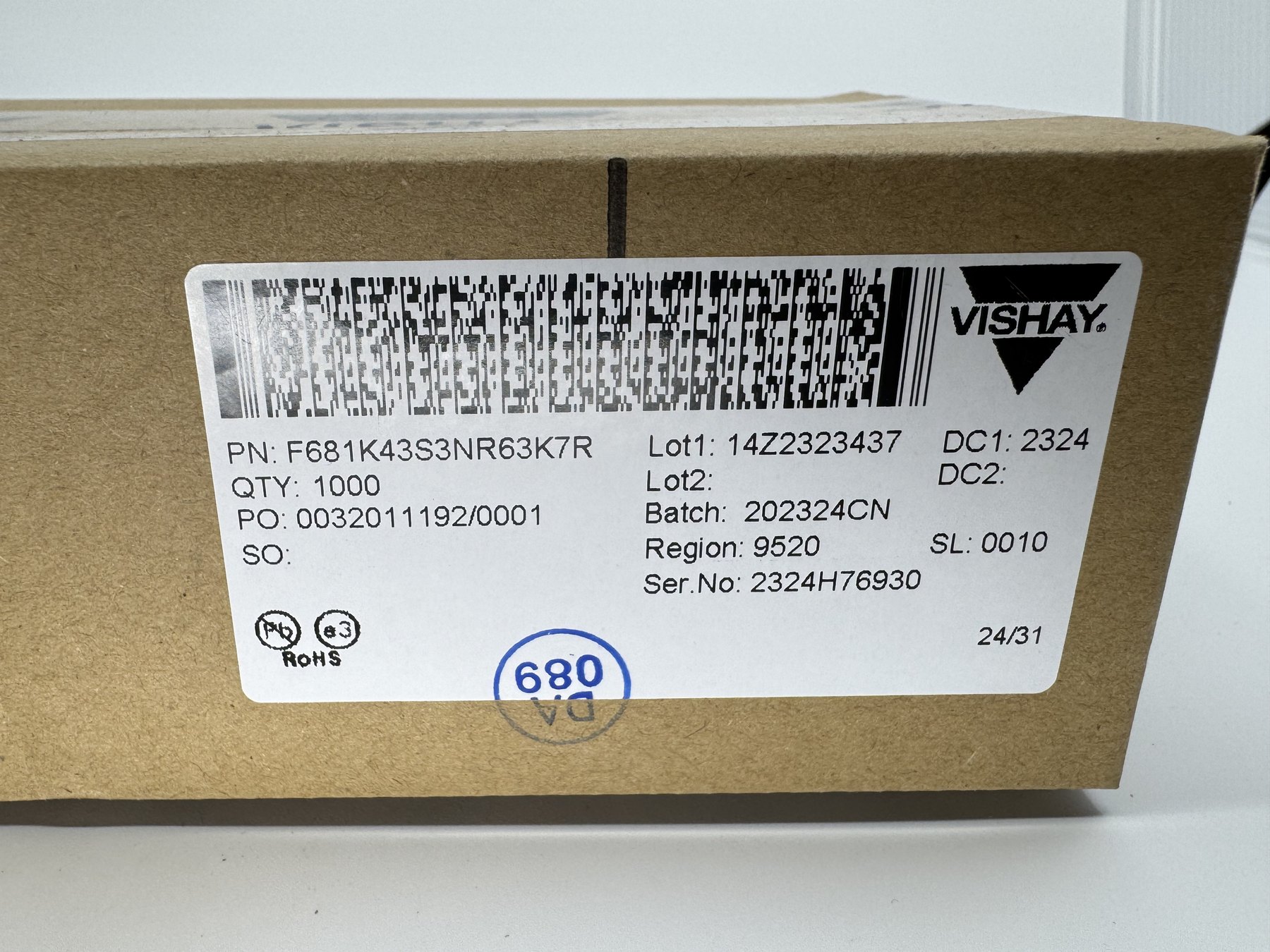 F681K43S3NR63K7R product photo 6