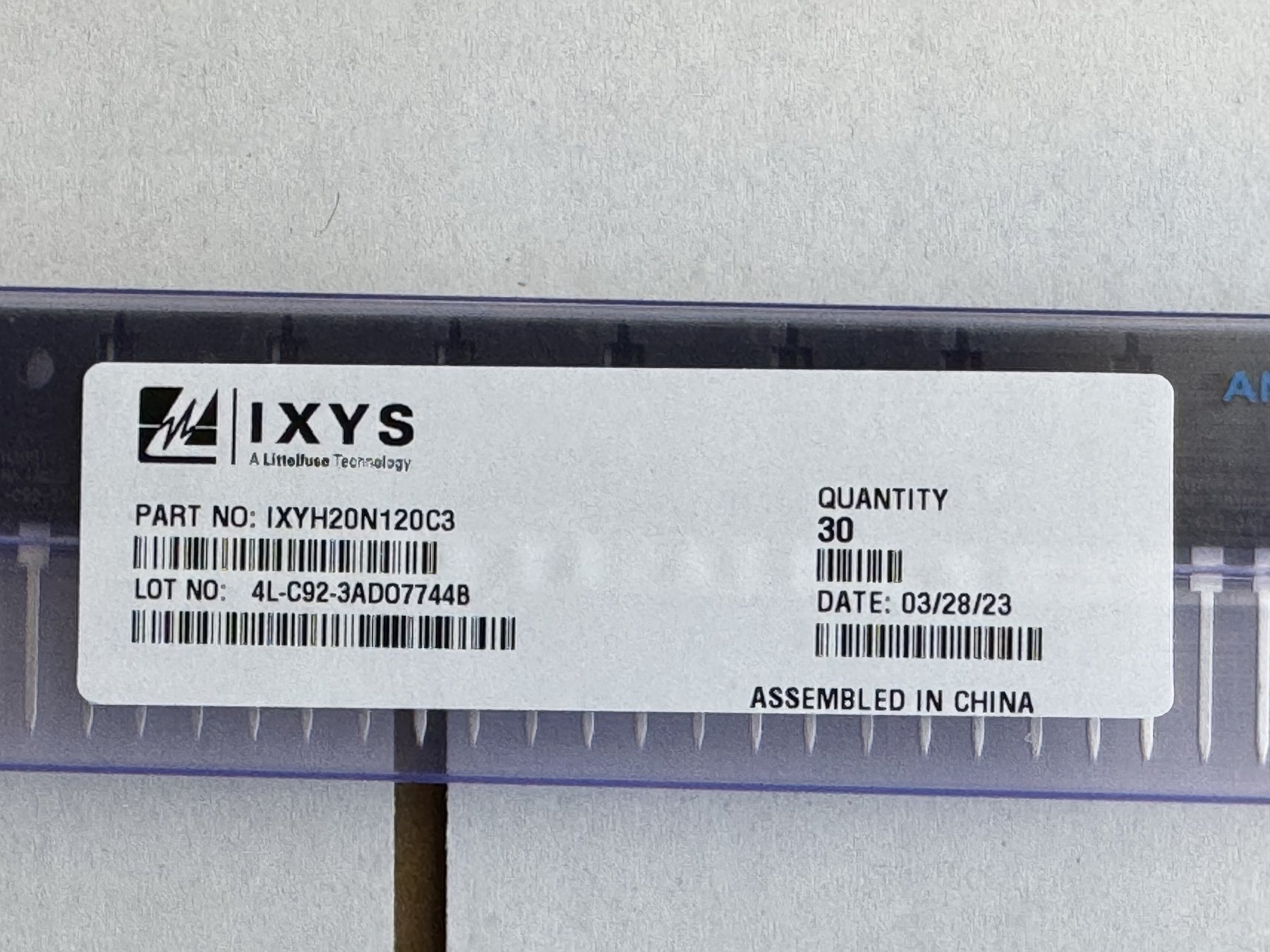 IXYH20N120C3 product photo 3