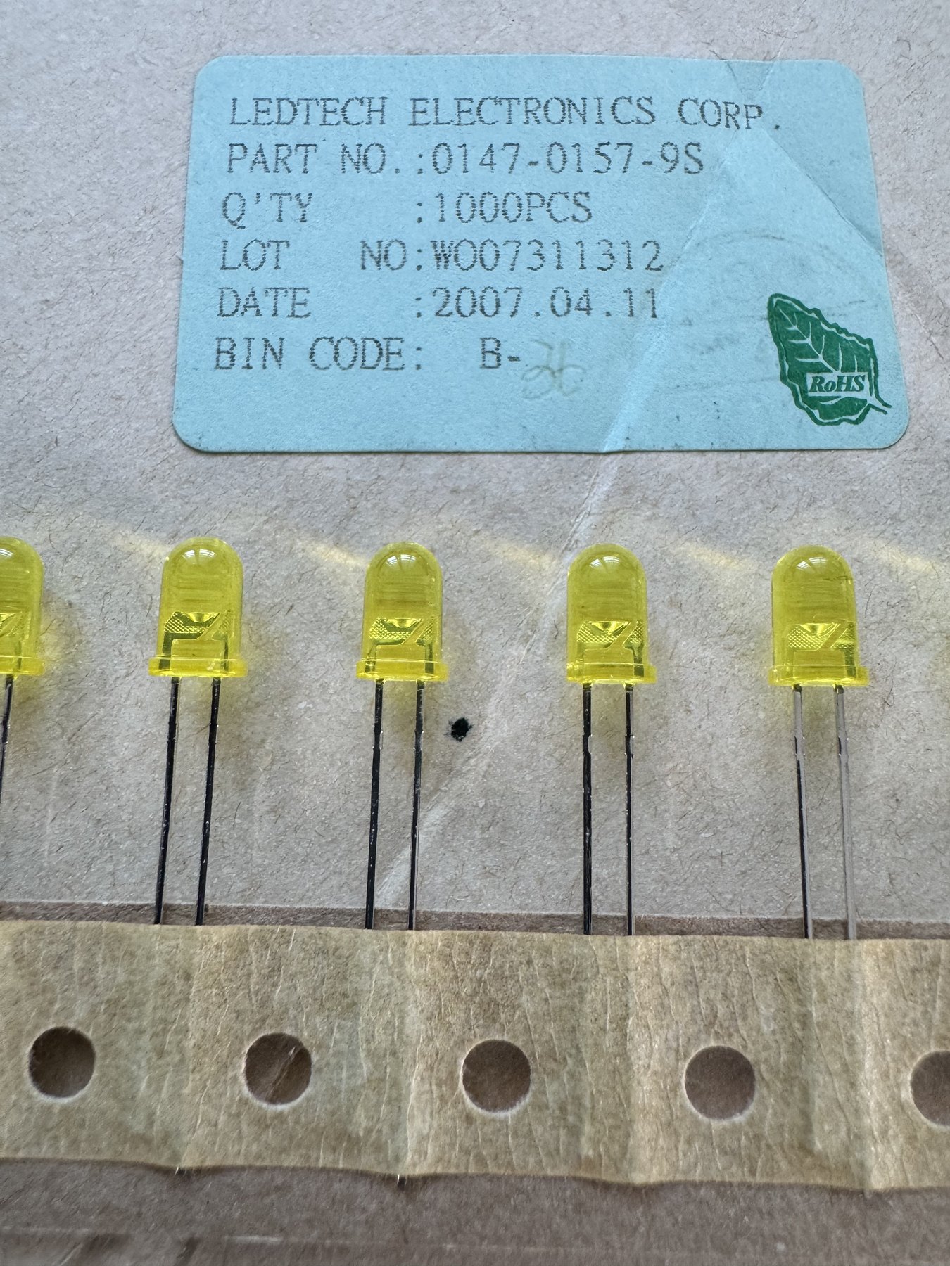 LED 5MM RADIAL DIFUSED product photo 2