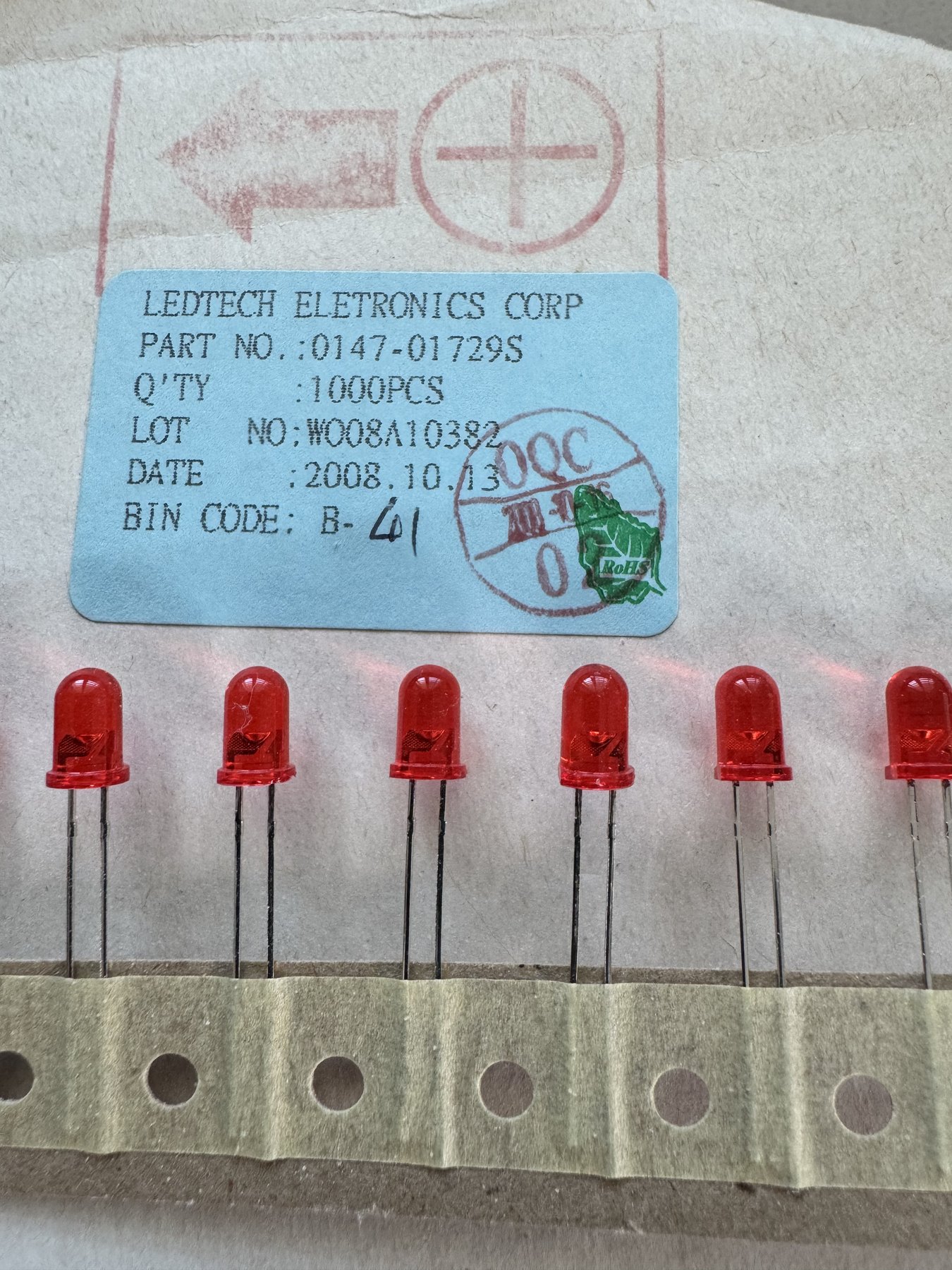 LED 5MM RADIAL DIFUSED product photo 3