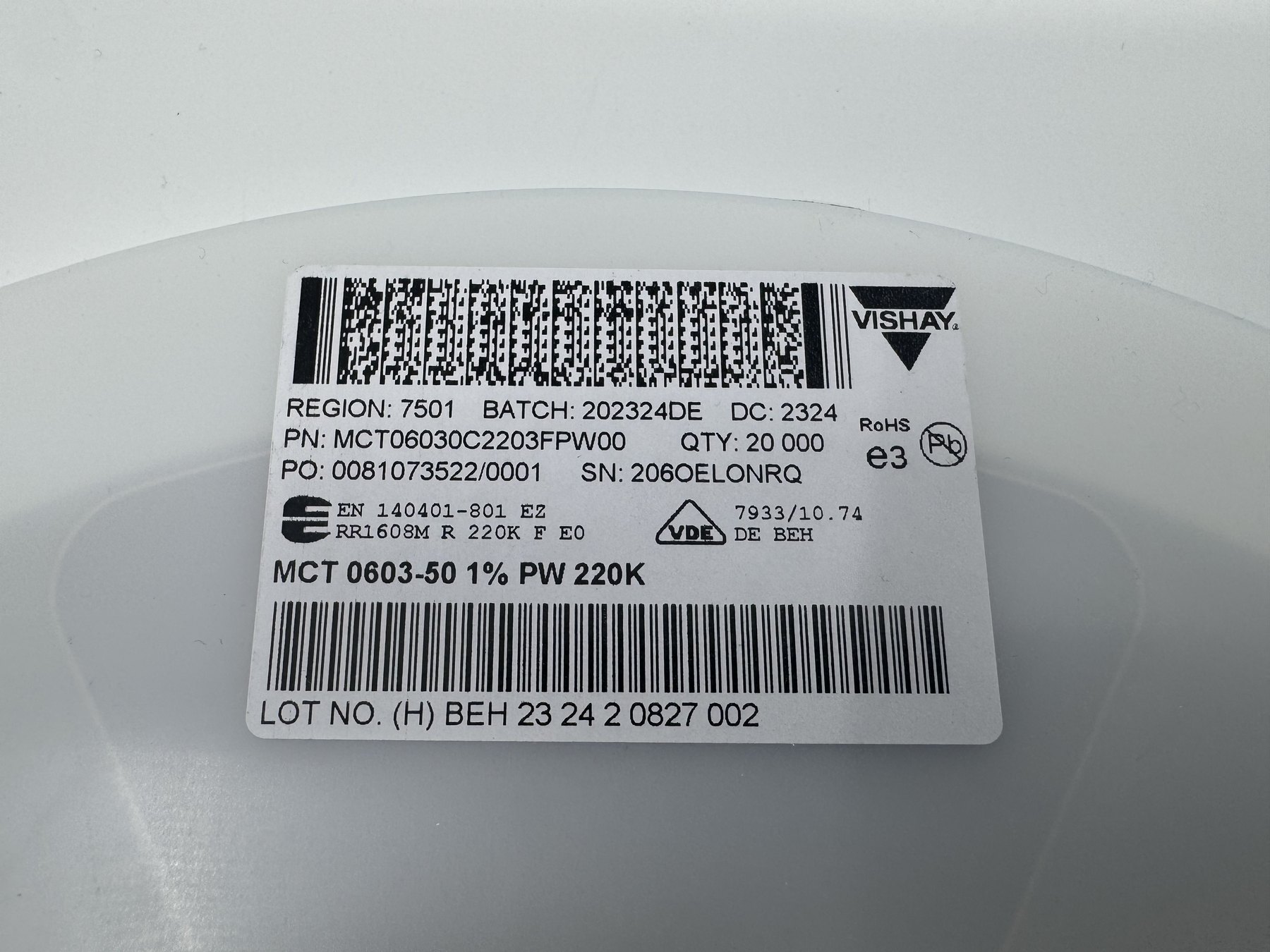 MCT06030C2203FPW00 product photo 2