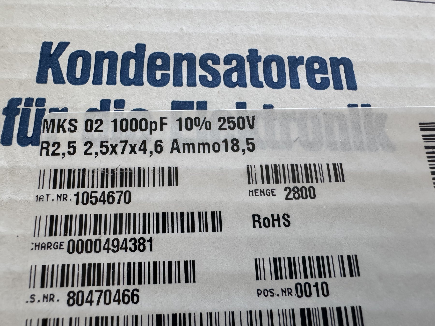 MKS02 0.1µF 63V ±10% 3x7.5x4.6 product photo 12