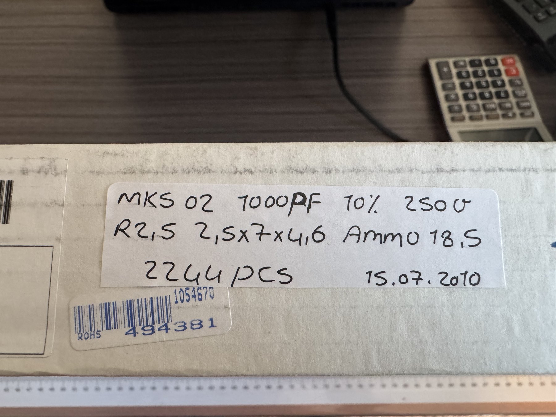 MKS02 0.1µF 63V ±10% 3x7.5x4.6 product photo 15