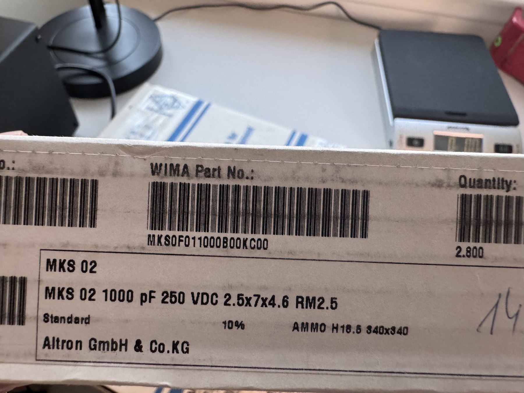 MKS02 0.1µF 63V ±10% 3x7.5x4.6 product photo 16