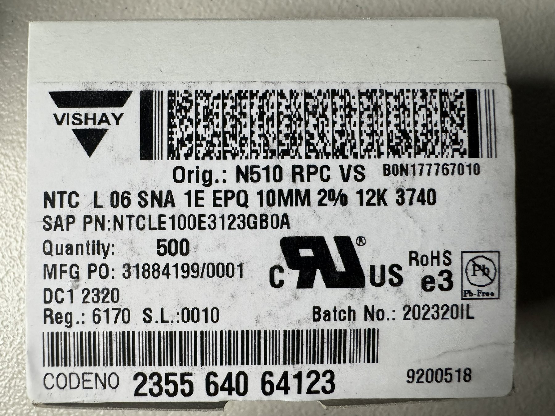 NTCLE100E3123GB0A product photo 7