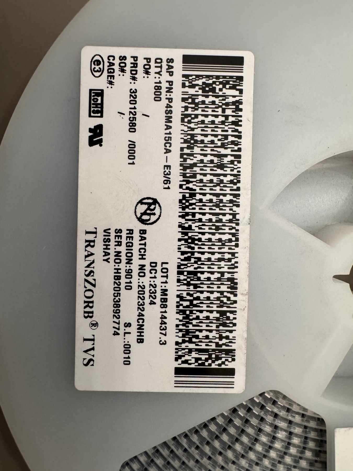 P4SMA15CA-E3-61 product photo 4