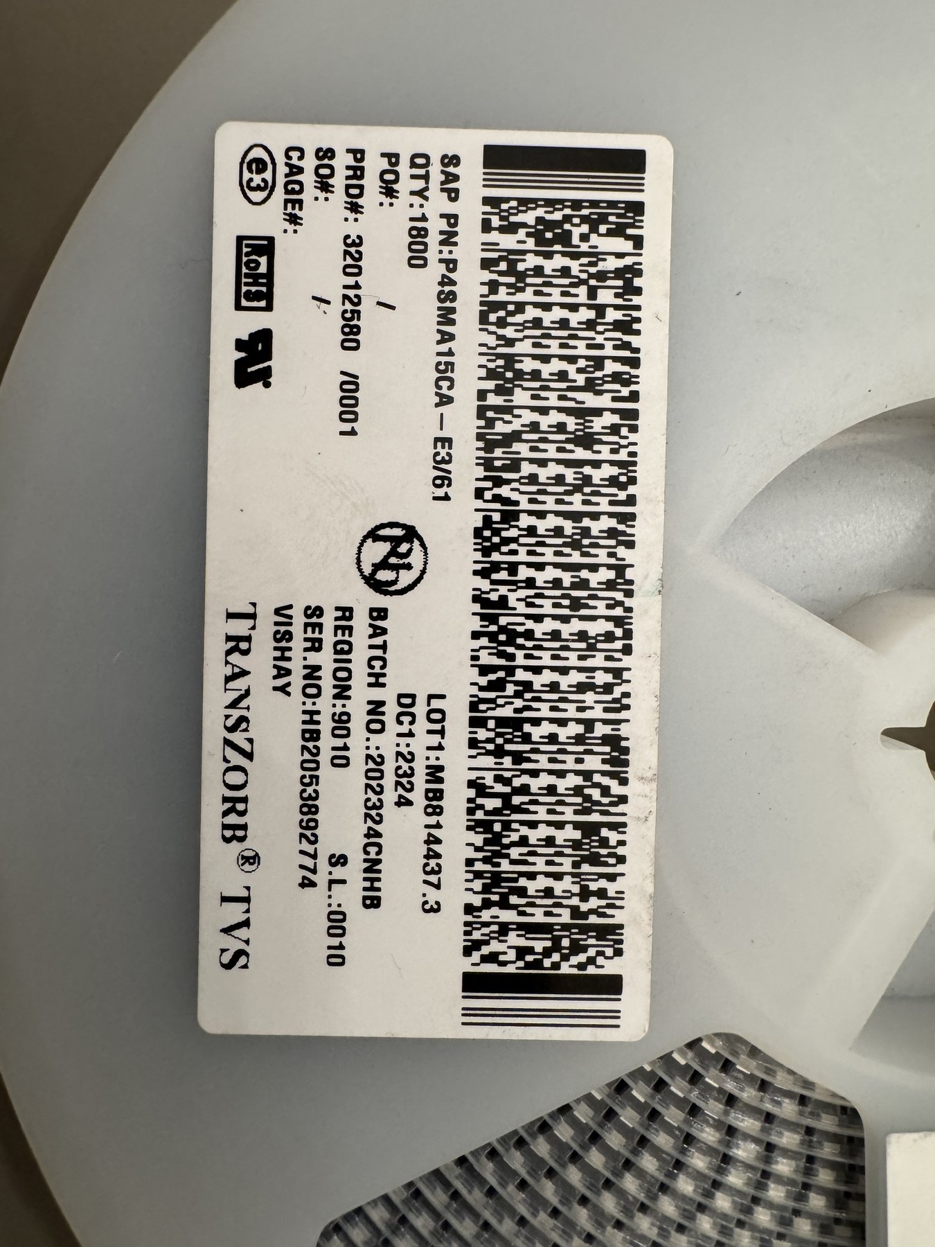 P4SMA15CA-E3/61 product photo 15