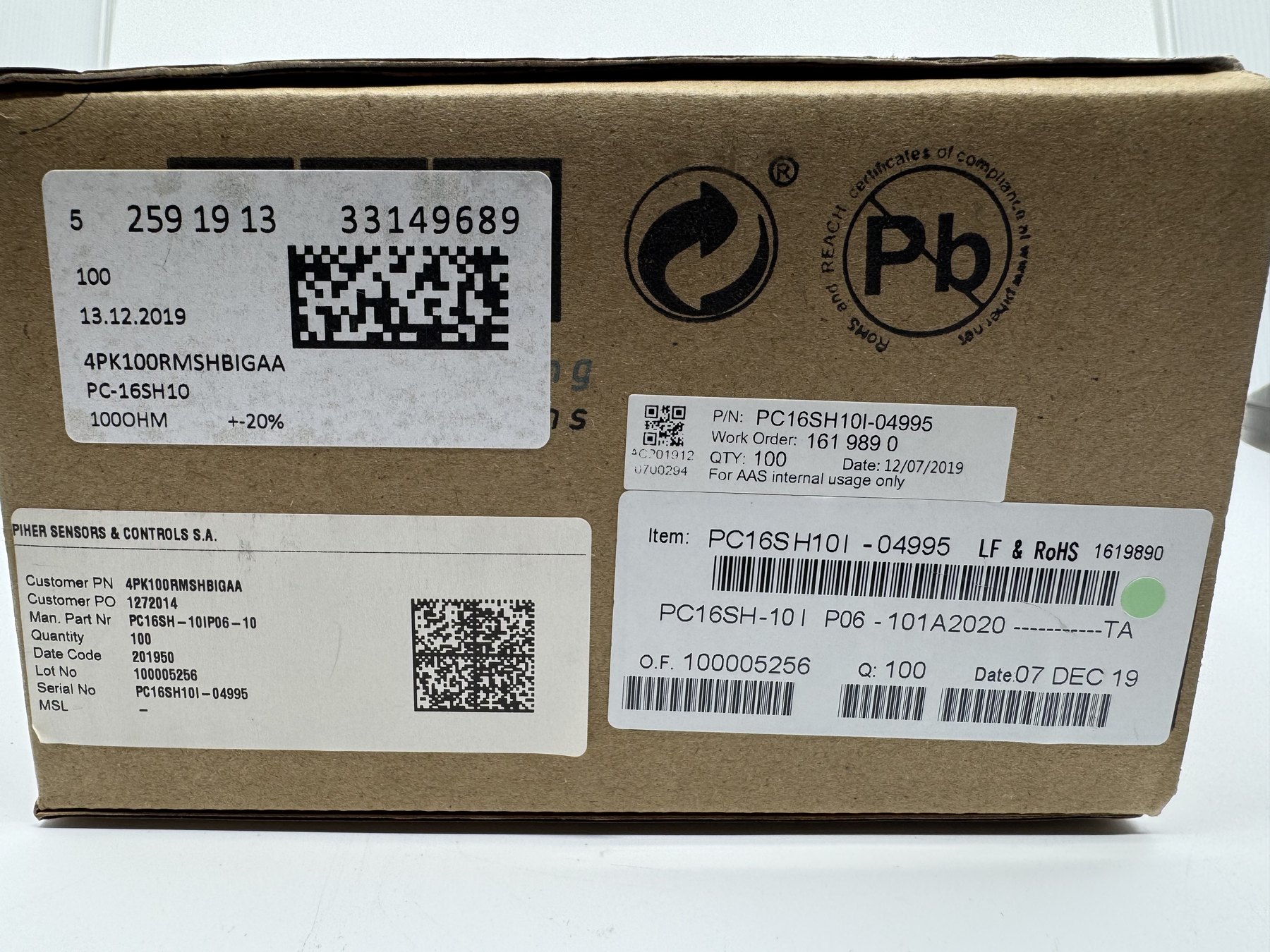 PC16SH-10IP06-101A2020 product photo 1