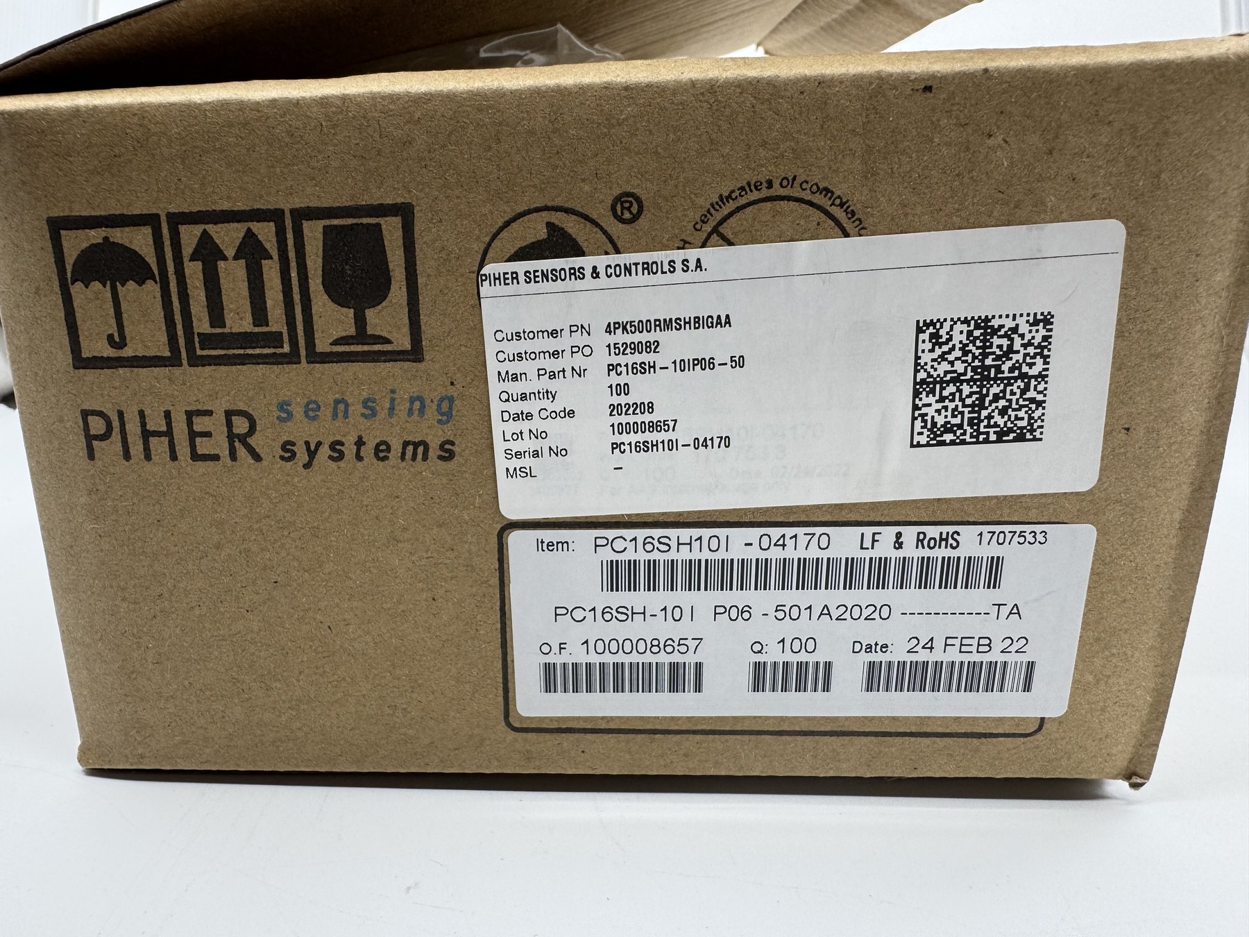 PC16SH-10IP06-501A2020 product photo 1