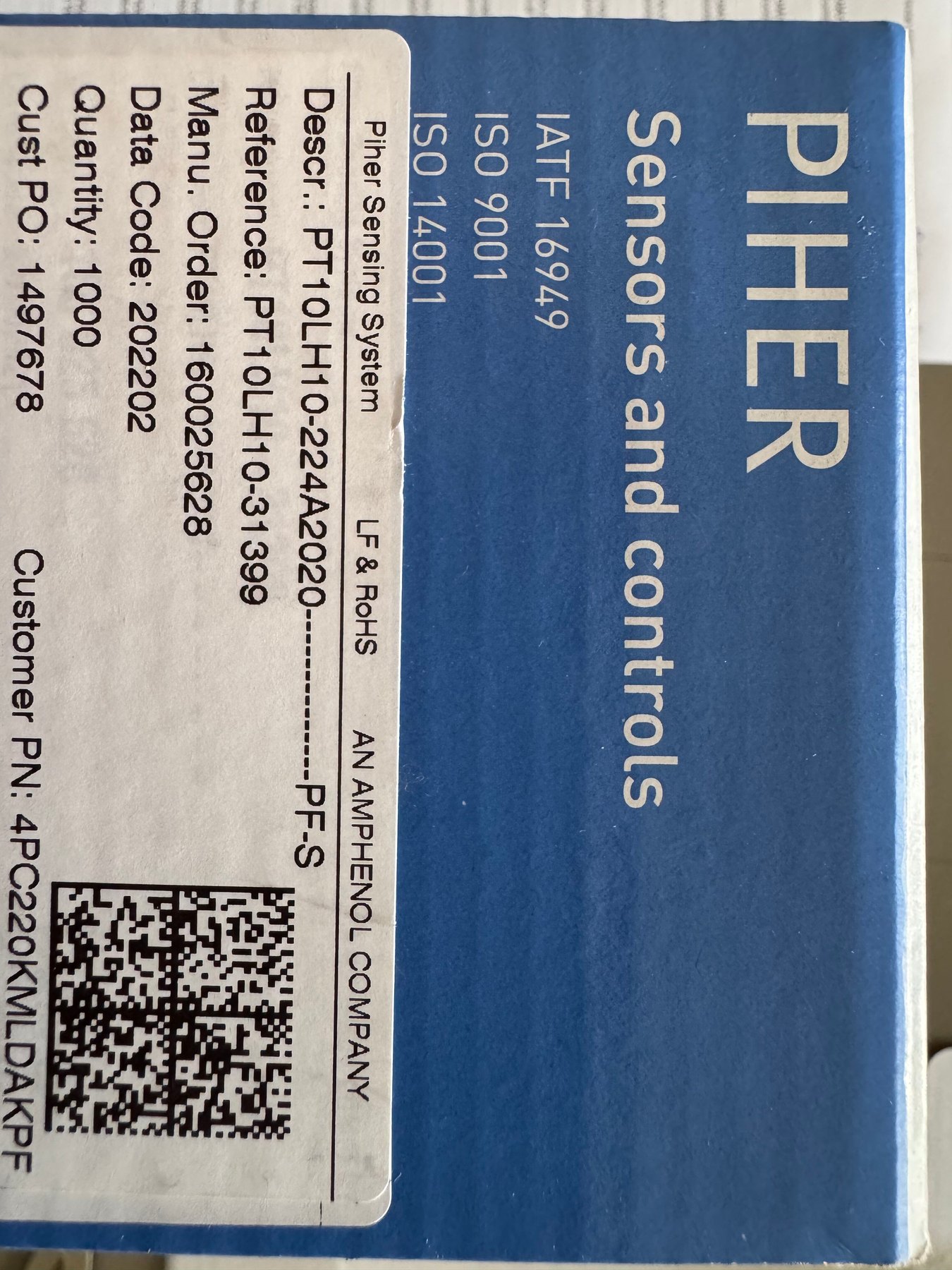 PT10LH10-224A2020 product photo 1