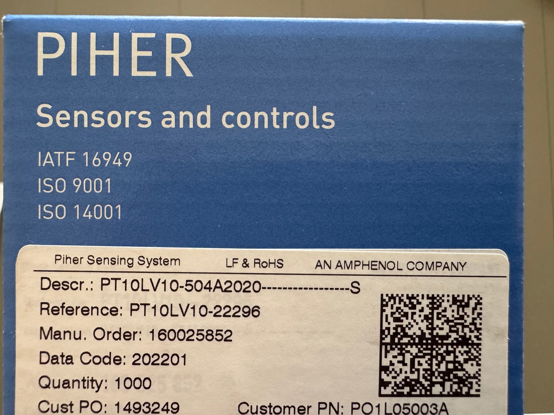 PT10LV10-255A3030 product photo 1