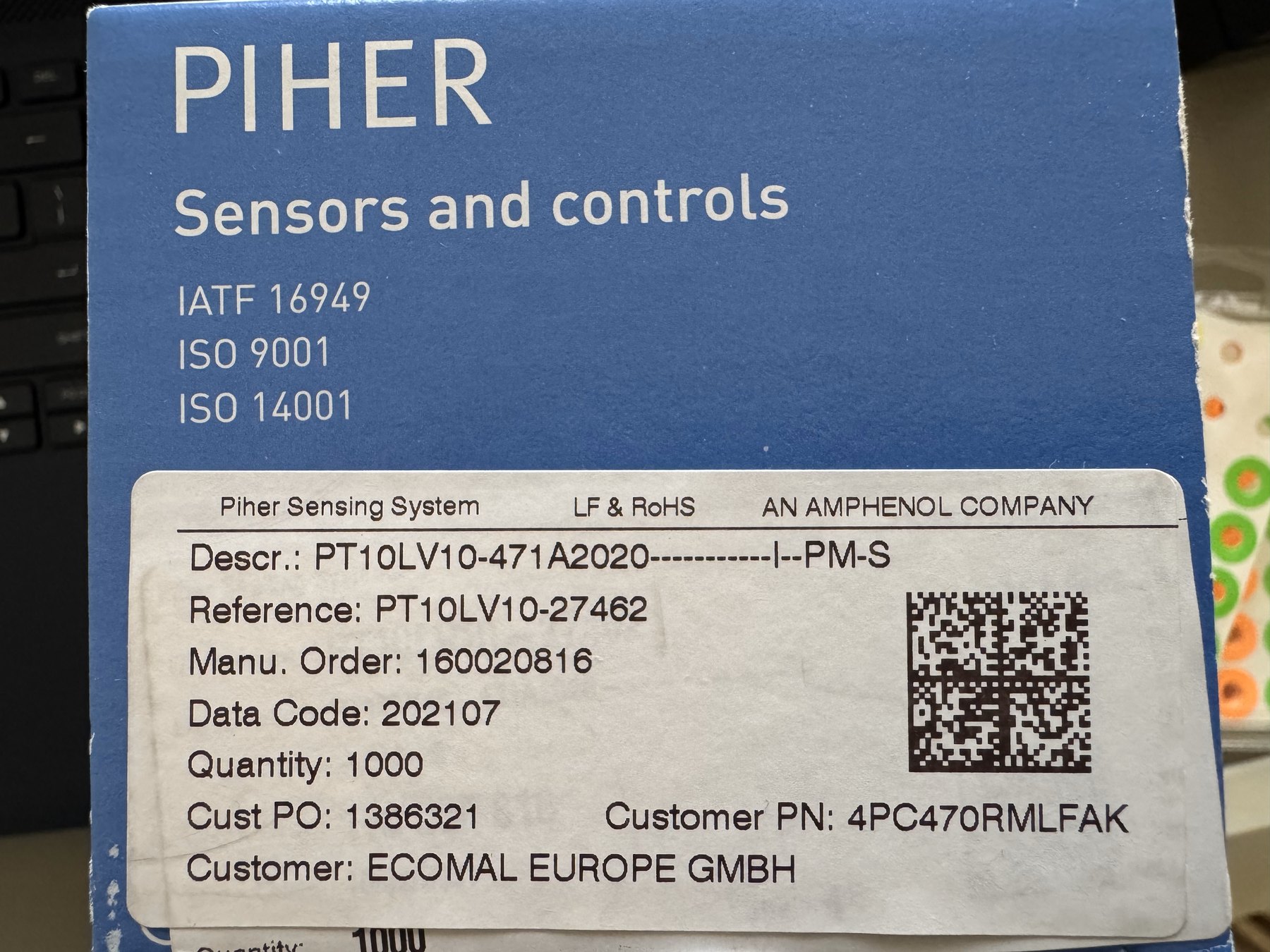 PT10LV10-471A2020 product photo 1