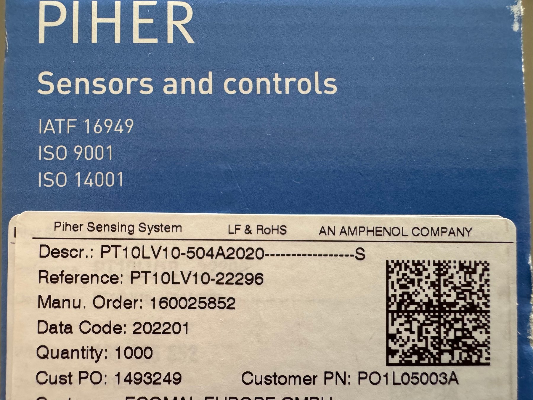 PT10LV10-504A2020 product photo 1