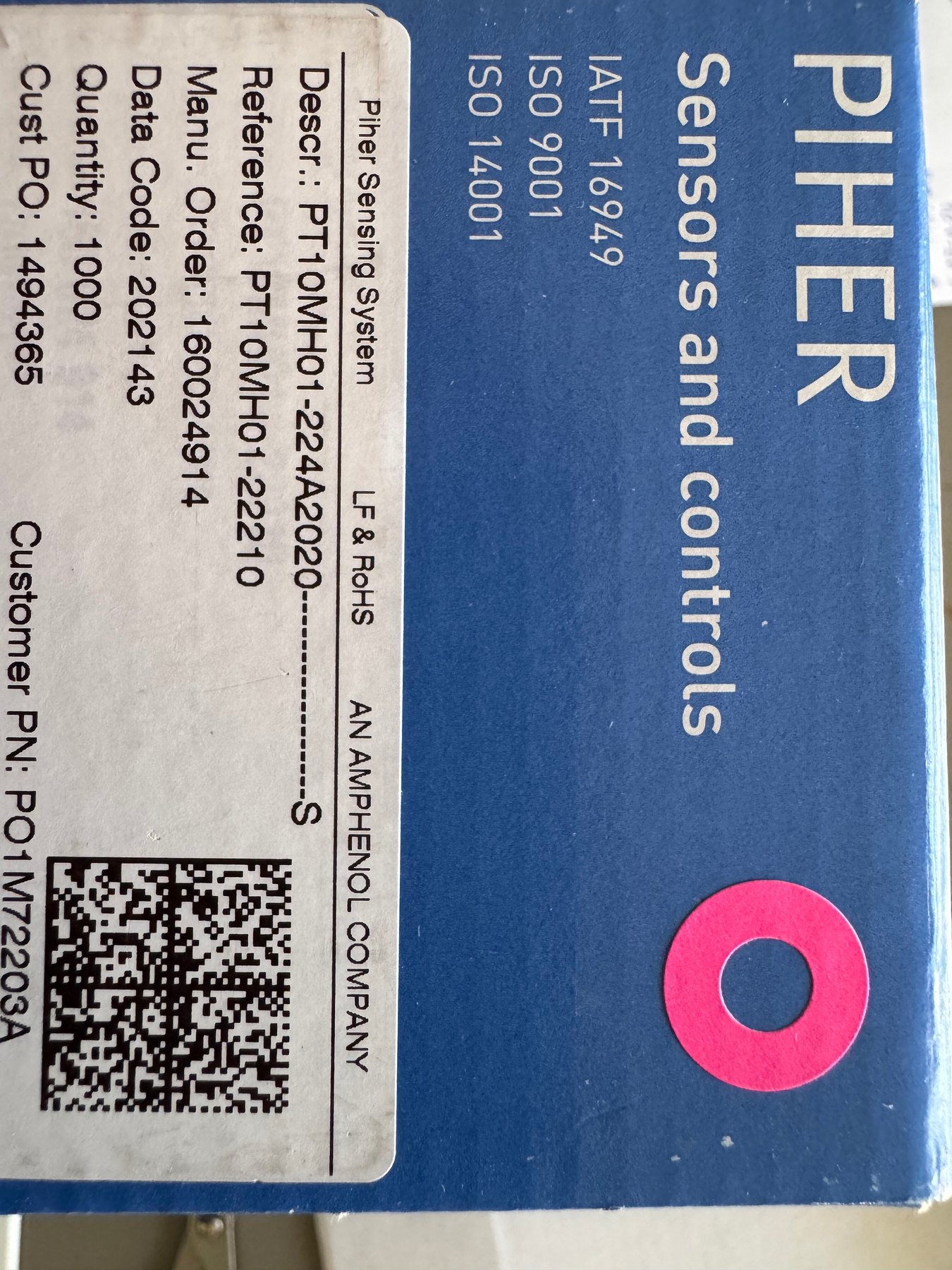 PT10MH01-224A2020 product photo 1