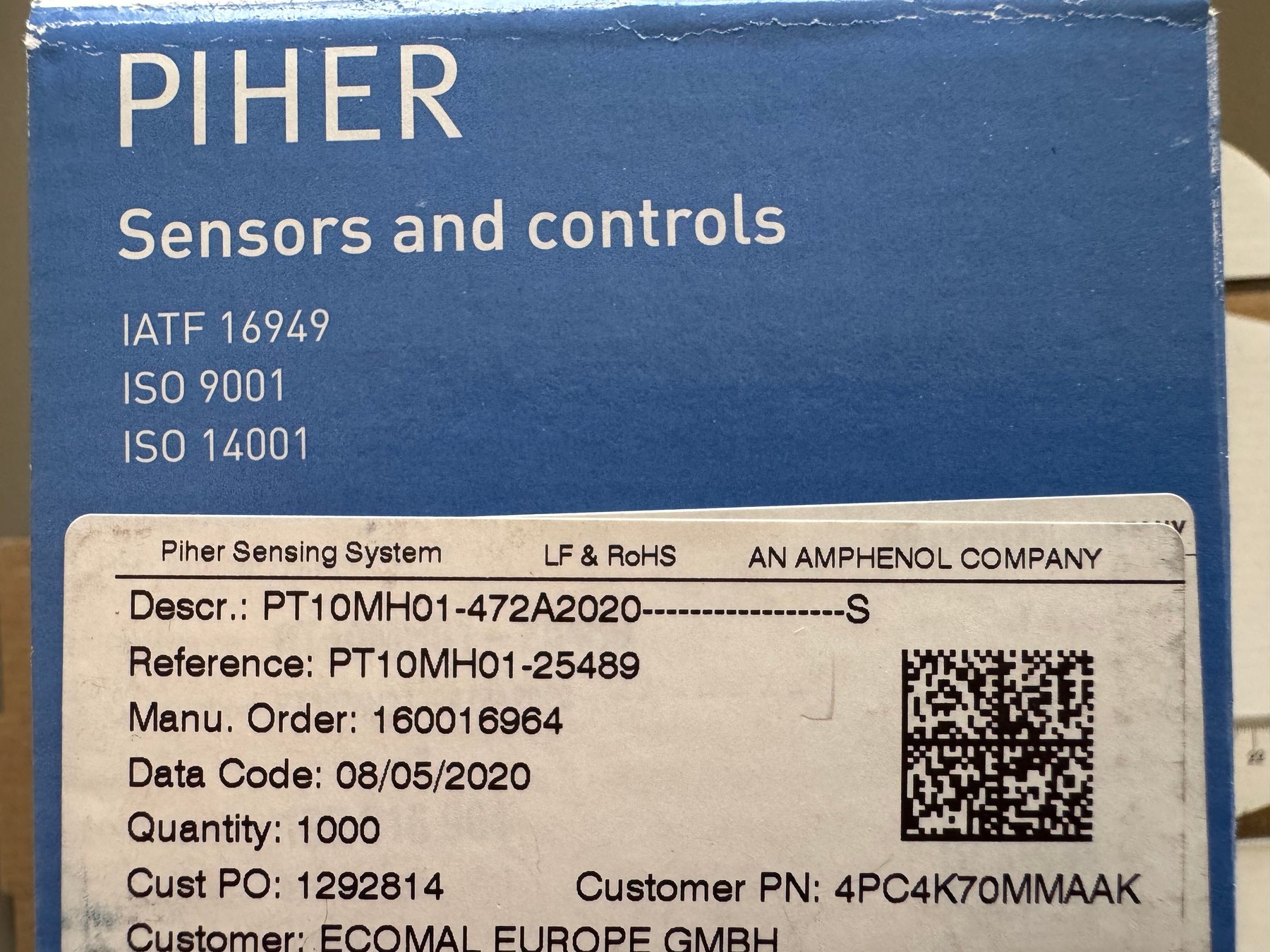 PT10MH01-472A2020 product photo 1