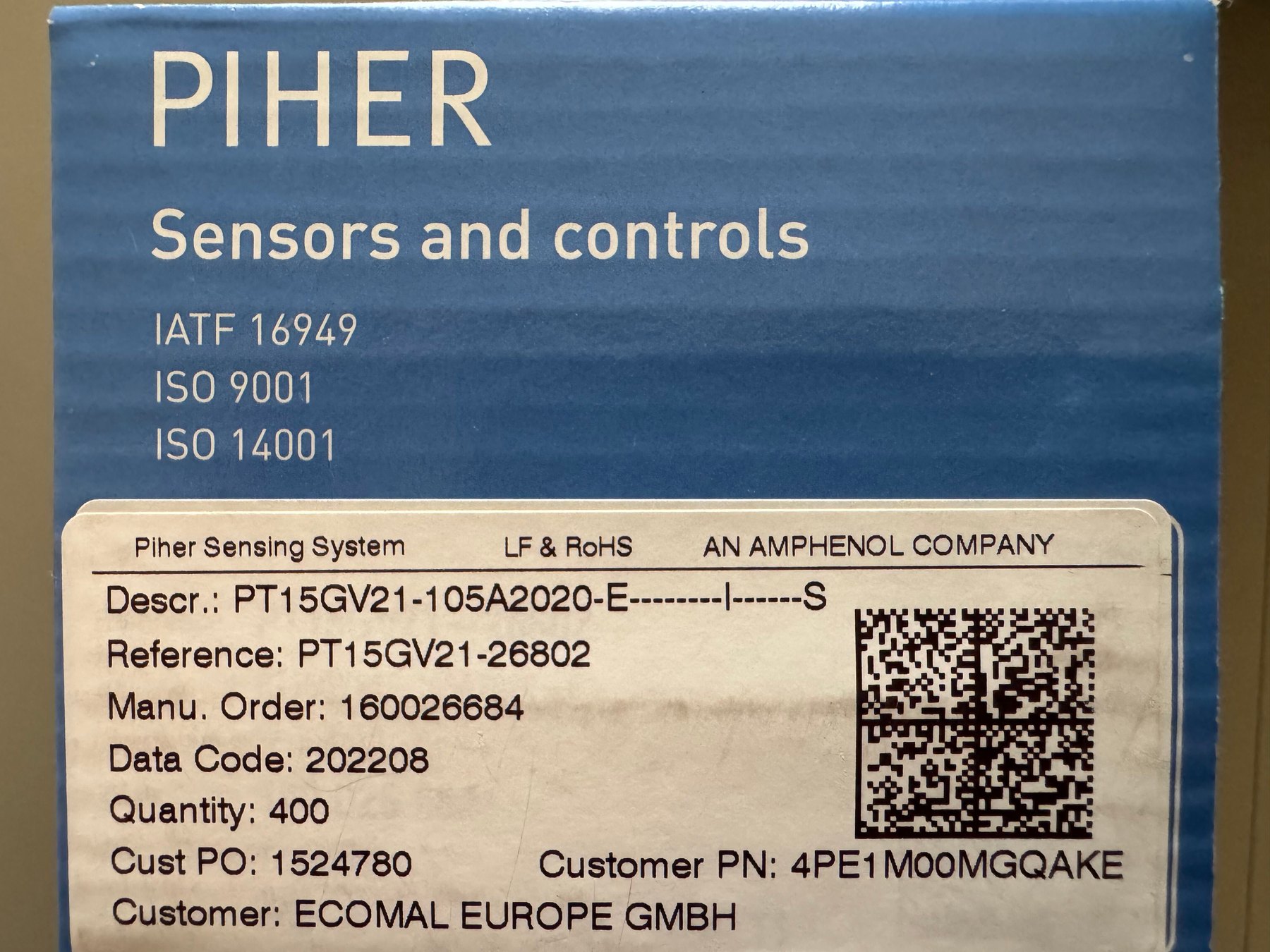PT15GV21-105A2020-E product photo 1