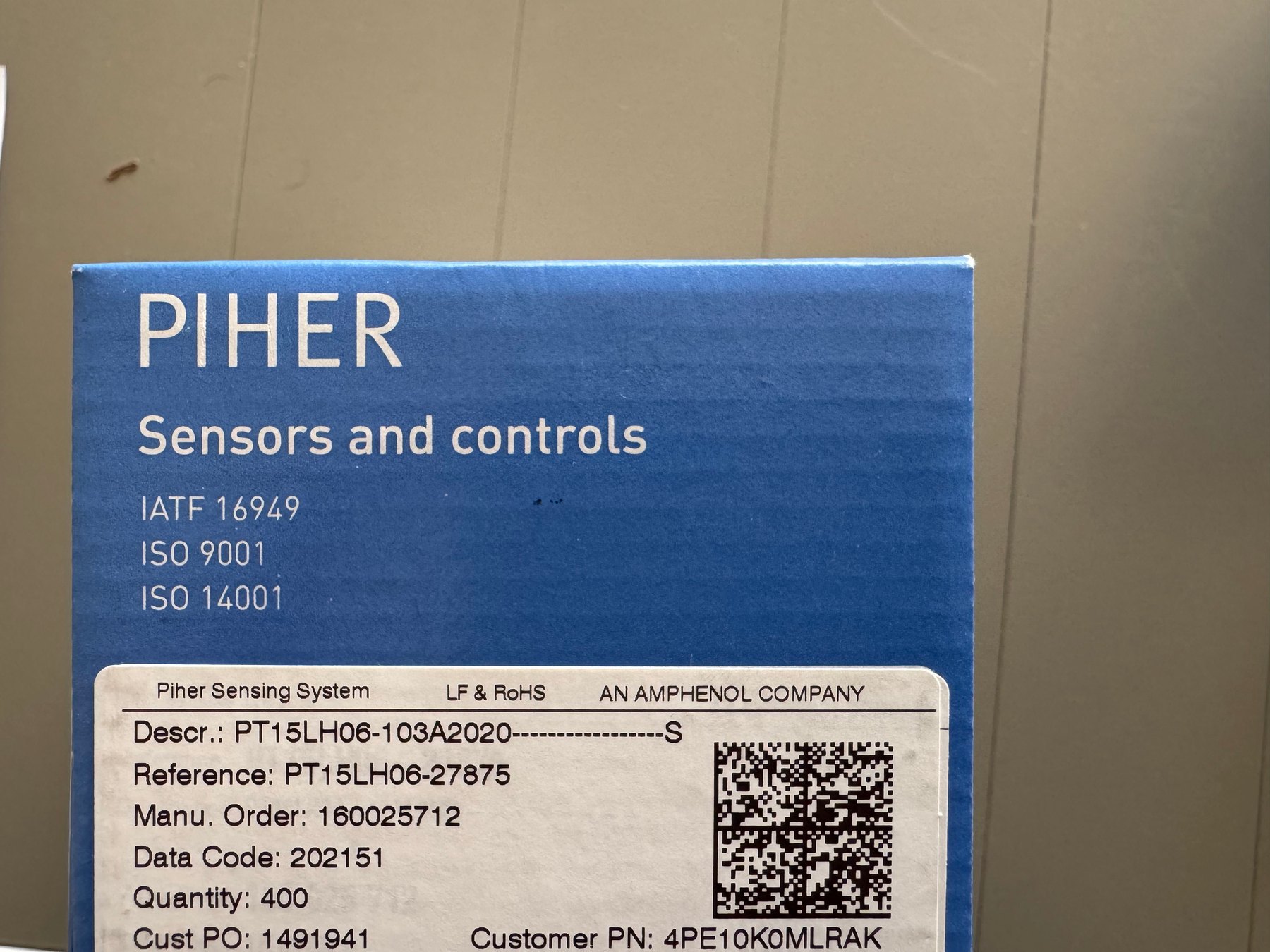 PT15LH06-103A2020 product photo 1