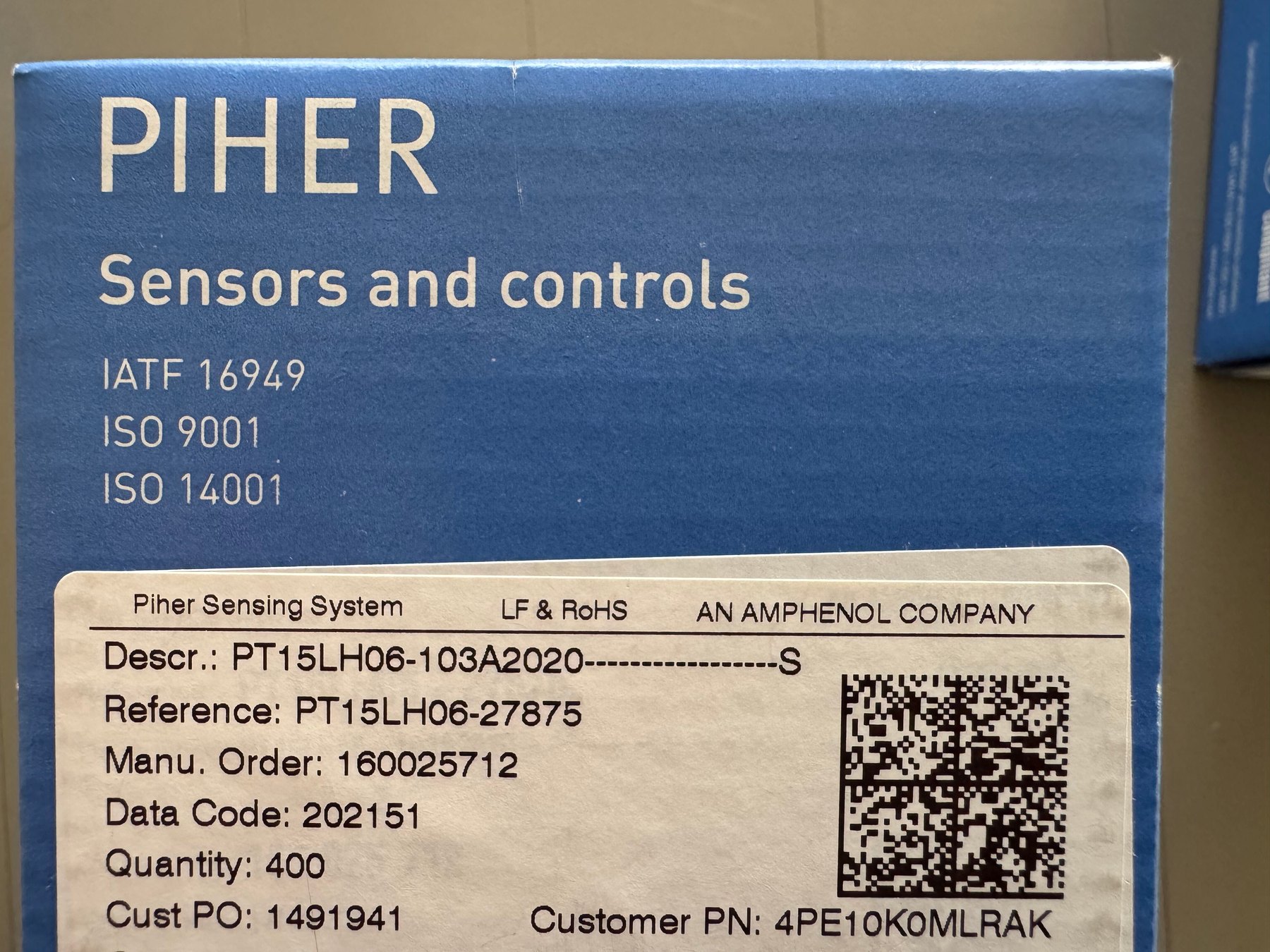 PT15LH06-103A2020 product photo 2