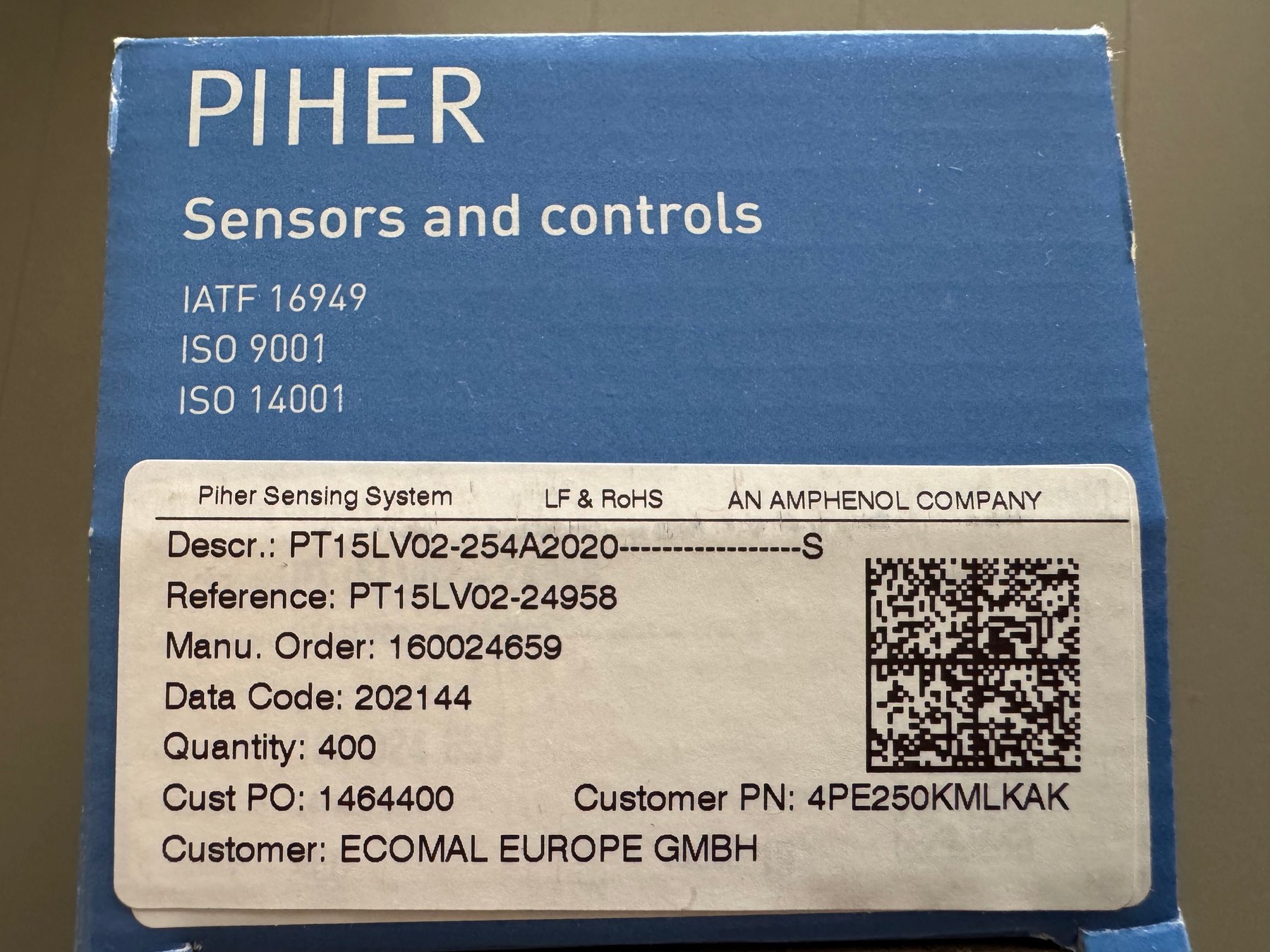 PT15LV02-254A2020 product photo 2