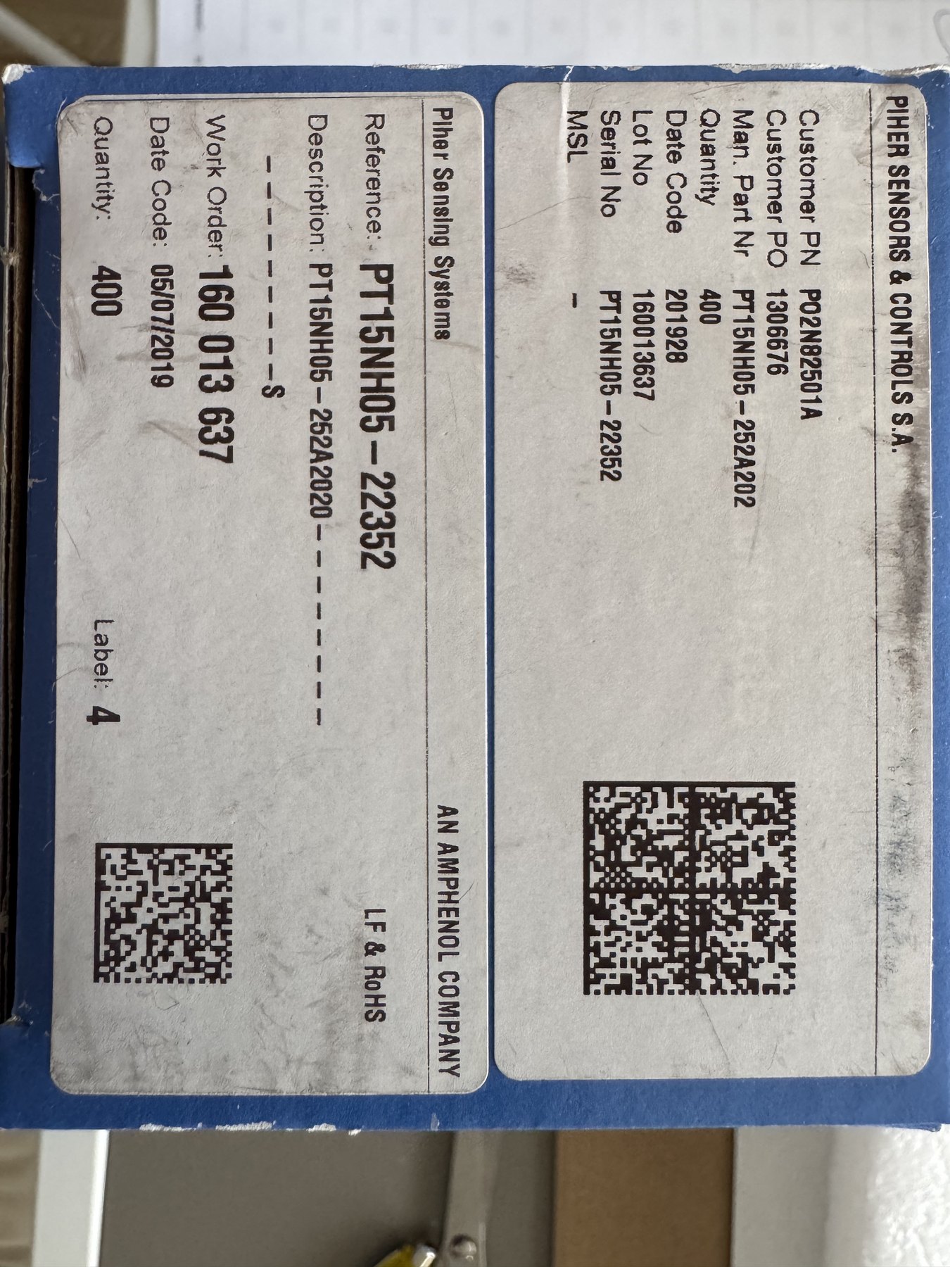 PT15NH05-252A2020 product photo 1