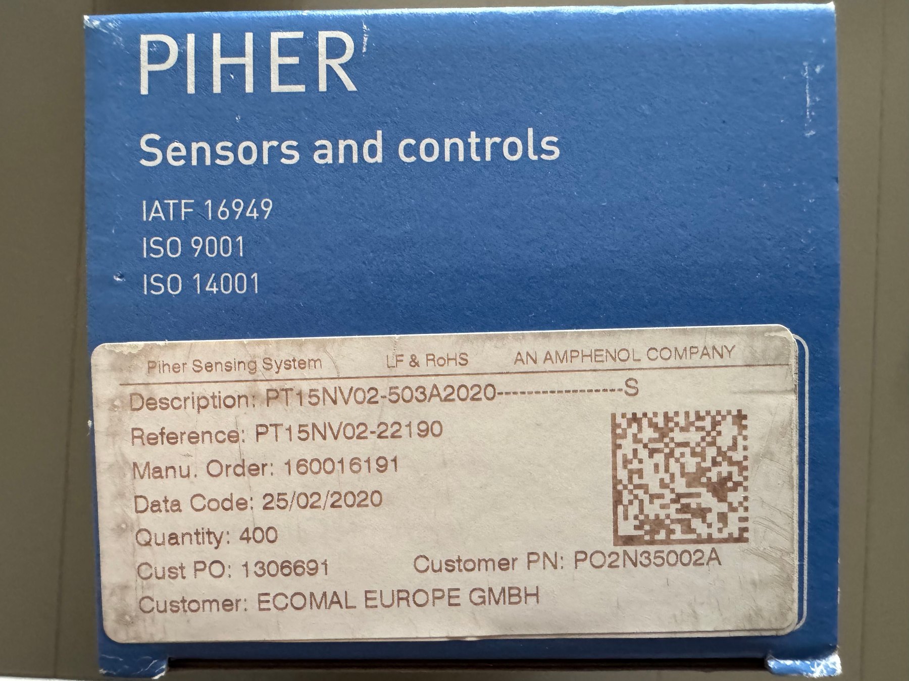 PT15NV02-503A2020 product photo 1