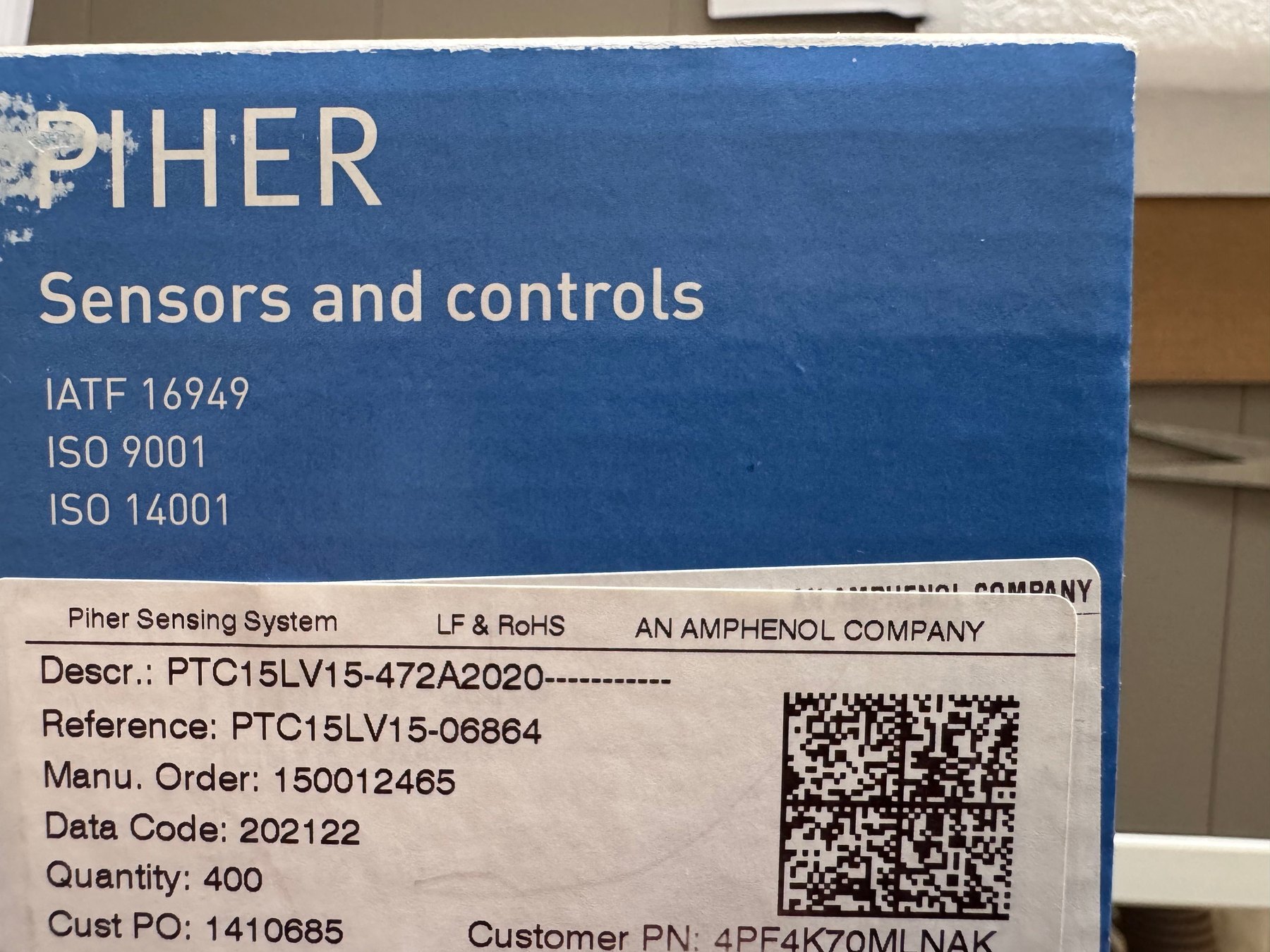 PTC15LV15-472A2020 product photo 1