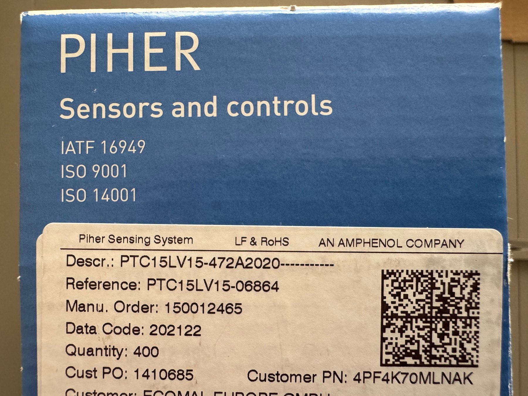 PTC15LV15-472A2020 product photo 3