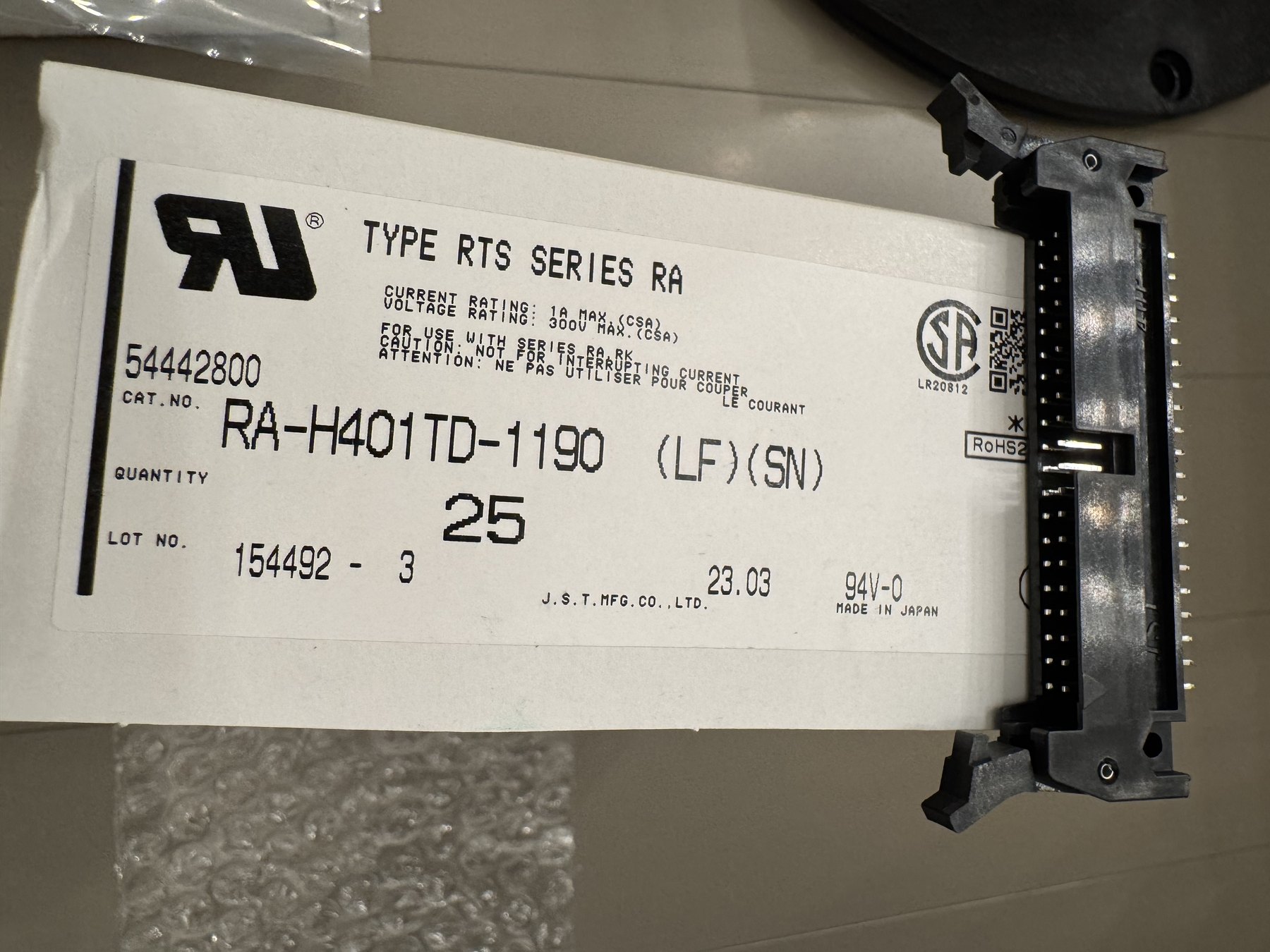 RA-H401TD-1190(LF) product photo 10