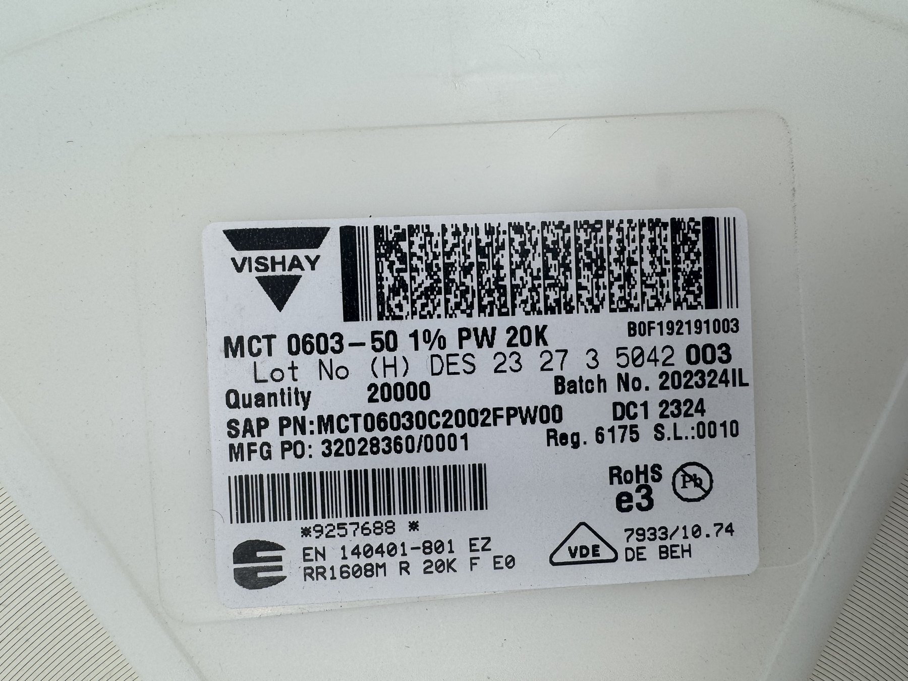 RESISTOR ALUMINUM HOUSE AND POWER MIX product photo 1312