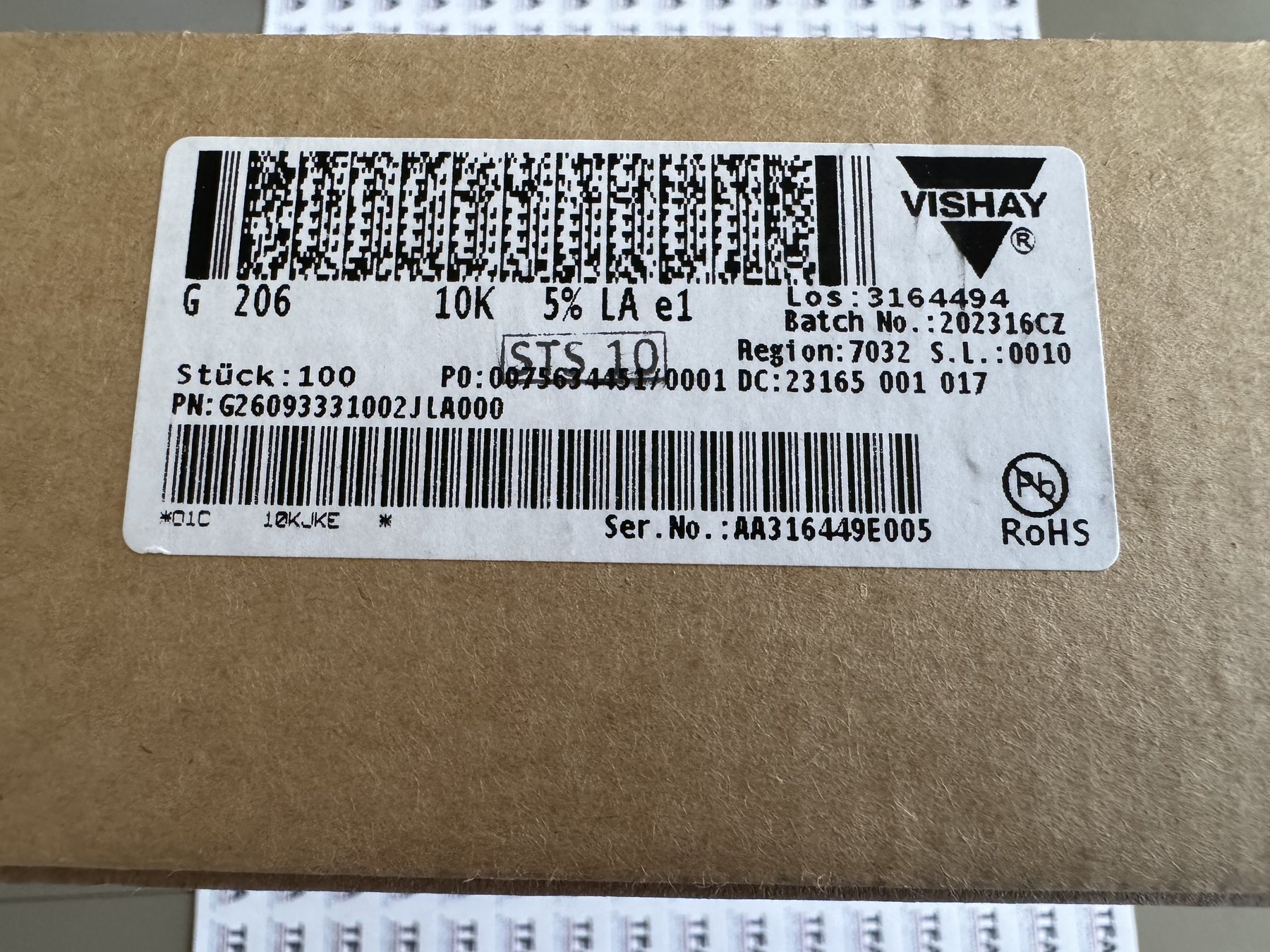 RESISTOR ALUMINUM HOUSE AND POWER MIX product photo 173