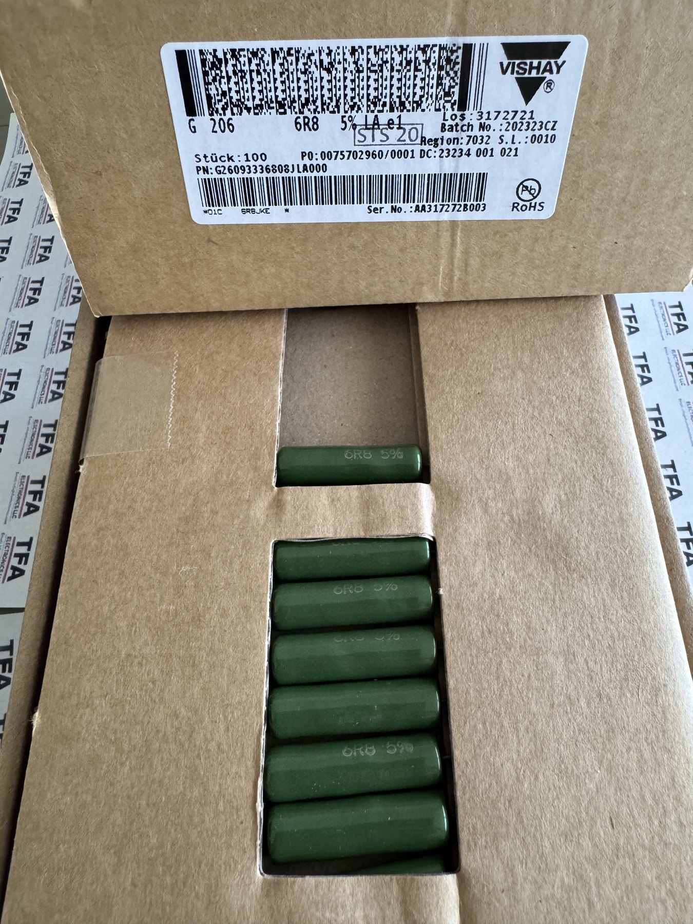 RESISTOR ALUMINUM HOUSE AND POWER MIX product photo 196