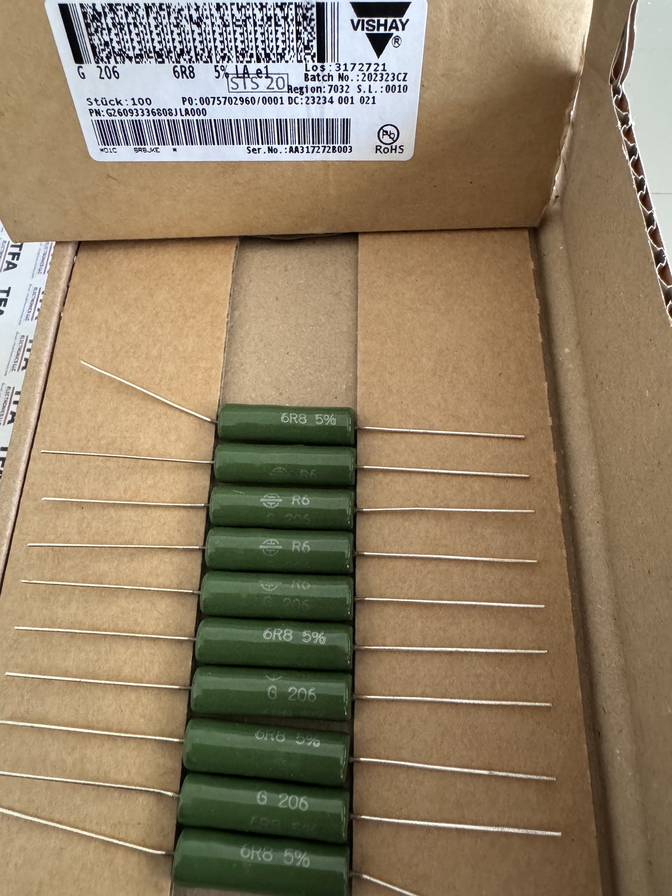 RESISTOR ALUMINUM HOUSE AND POWER MIX product photo 202