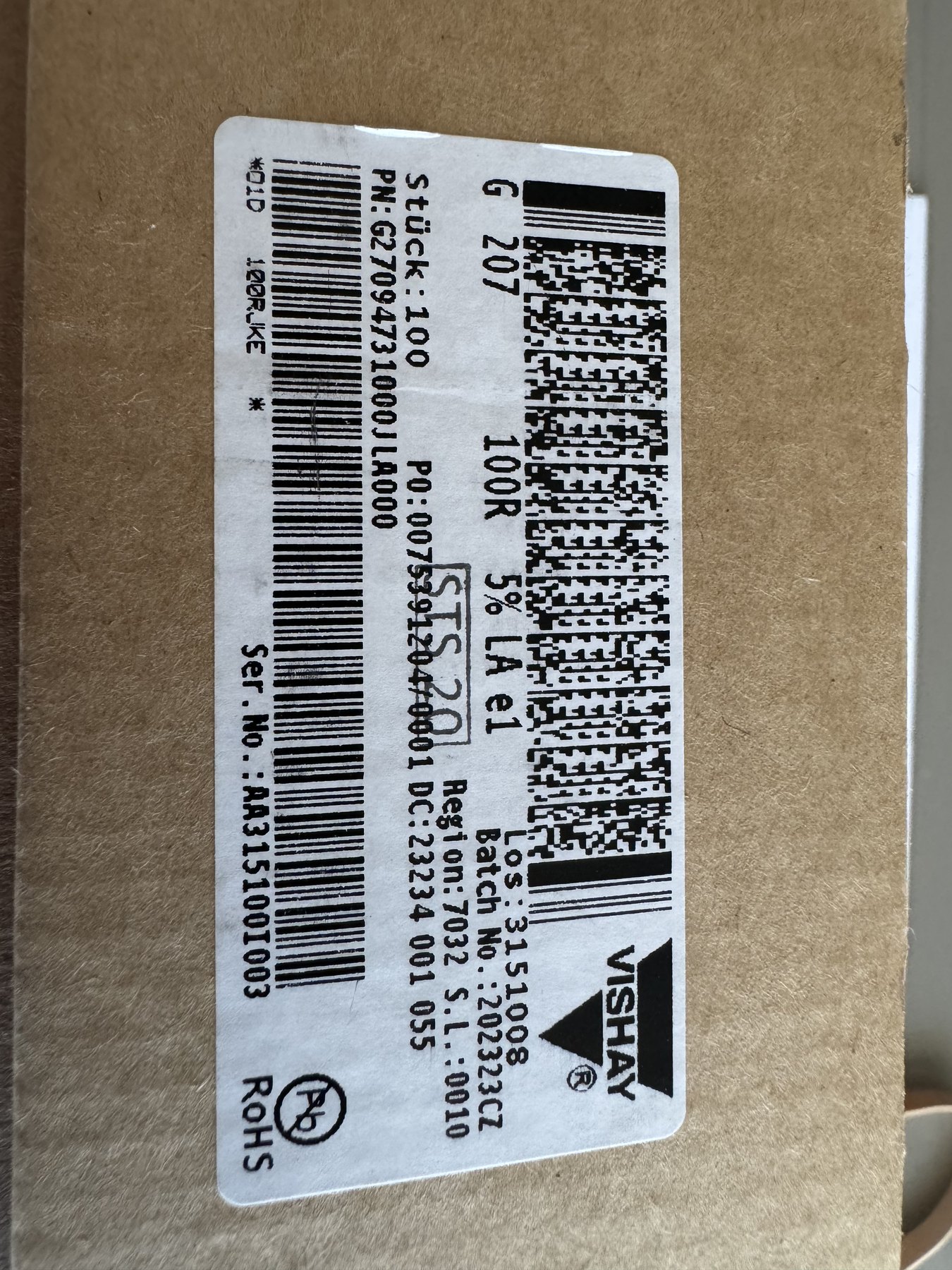 RESISTOR ALUMINUM HOUSE AND POWER MIX product photo 205