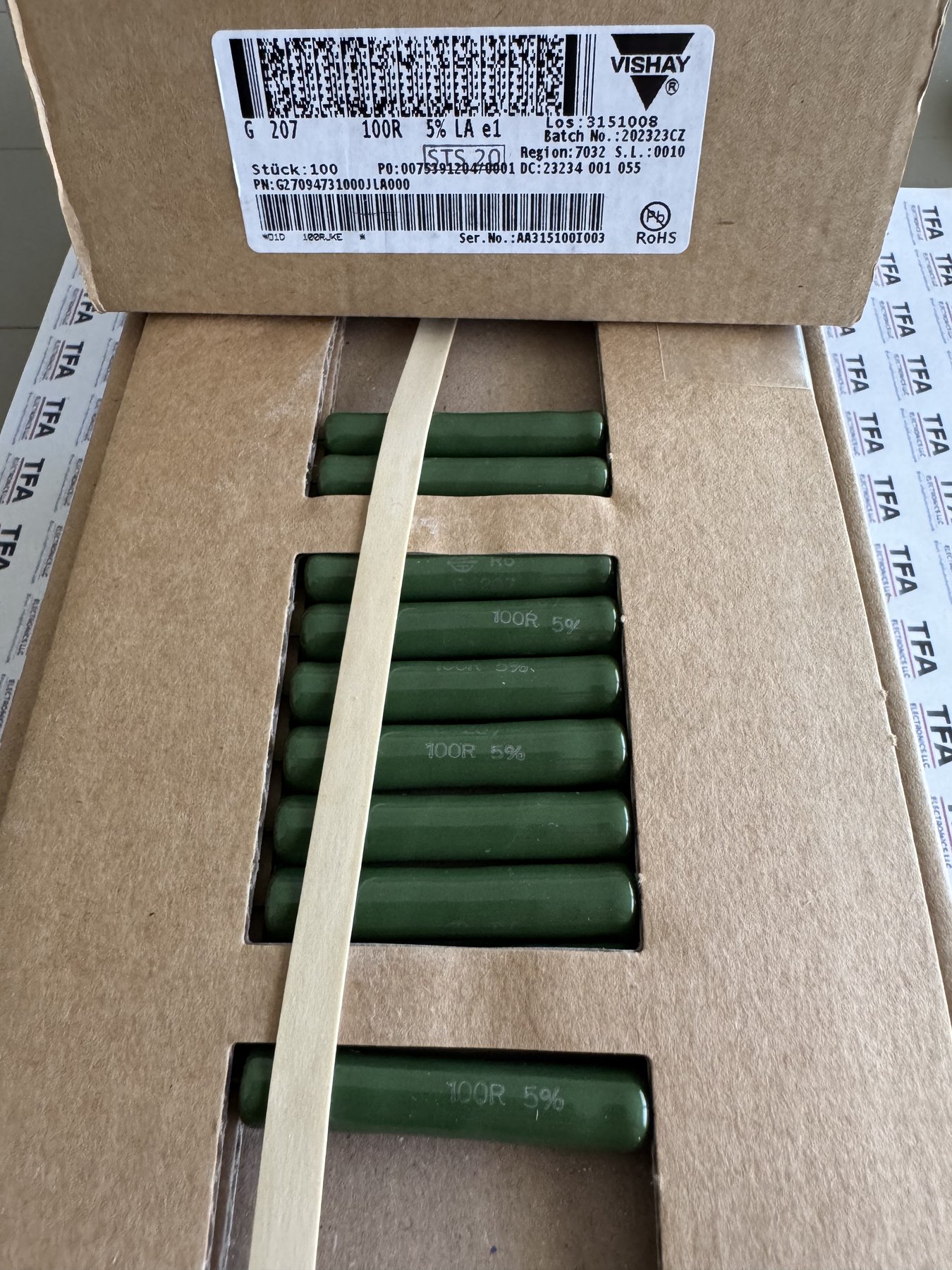 RESISTOR ALUMINUM HOUSE AND POWER MIX product photo 208