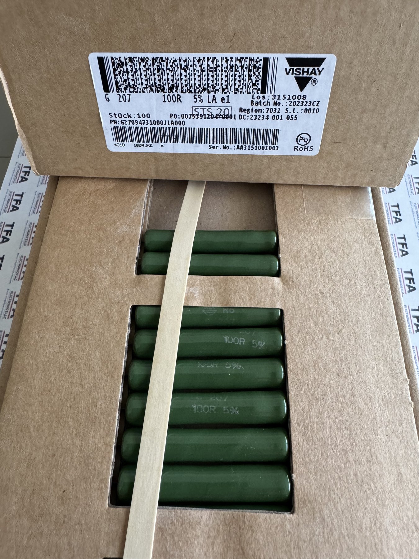 RESISTOR ALUMINUM HOUSE AND POWER MIX product photo 213