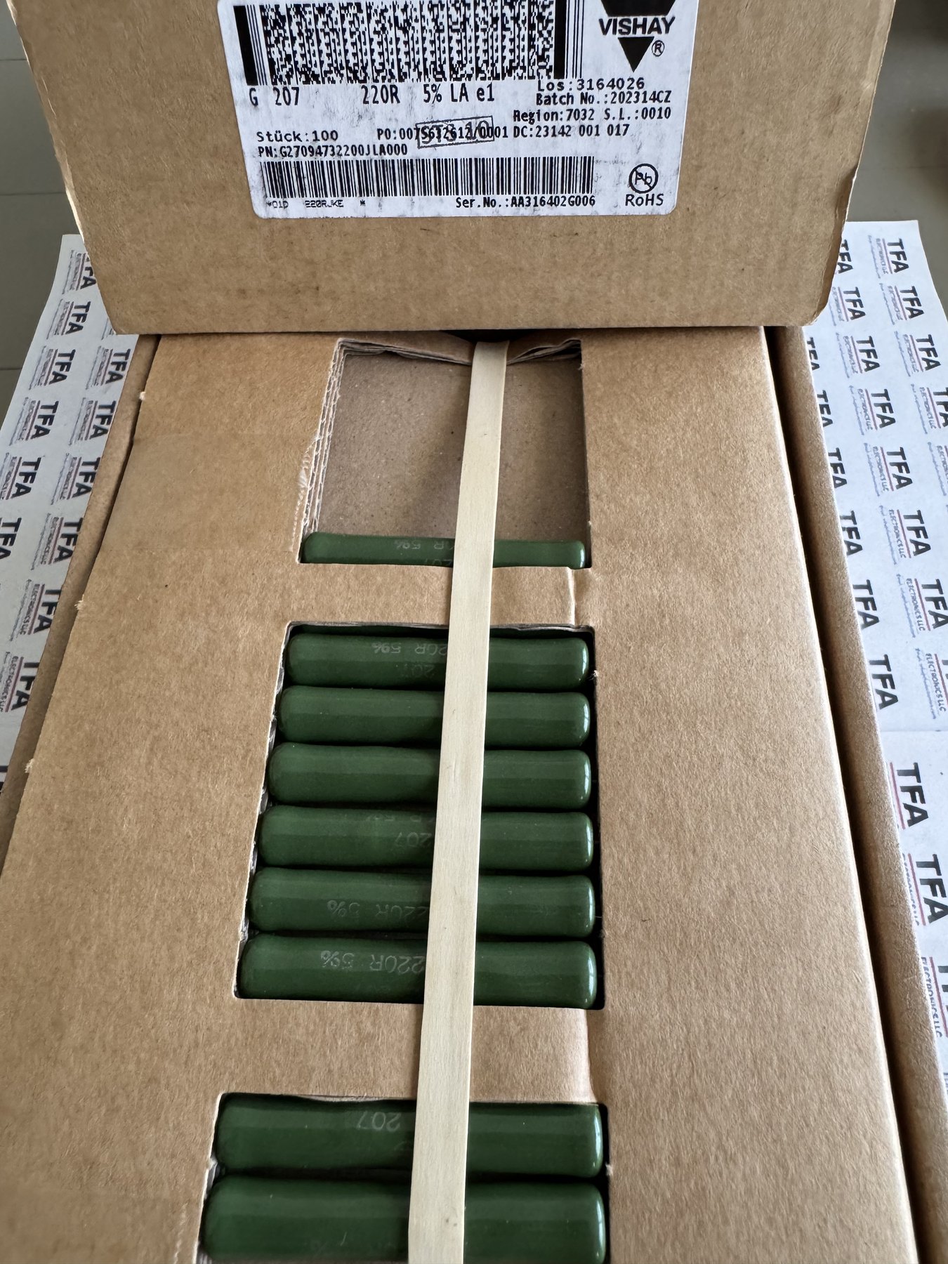 RESISTOR ALUMINUM HOUSE AND POWER MIX product photo 221