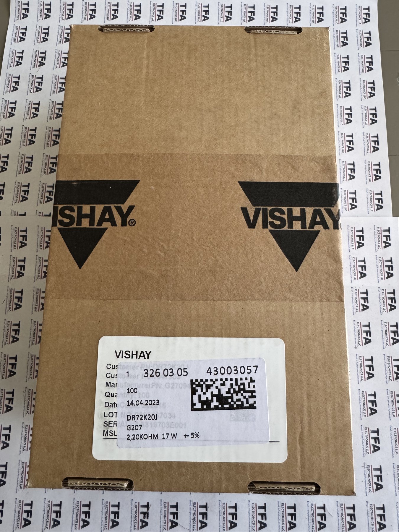 RESISTOR ALUMINUM HOUSE AND POWER MIX product photo 245