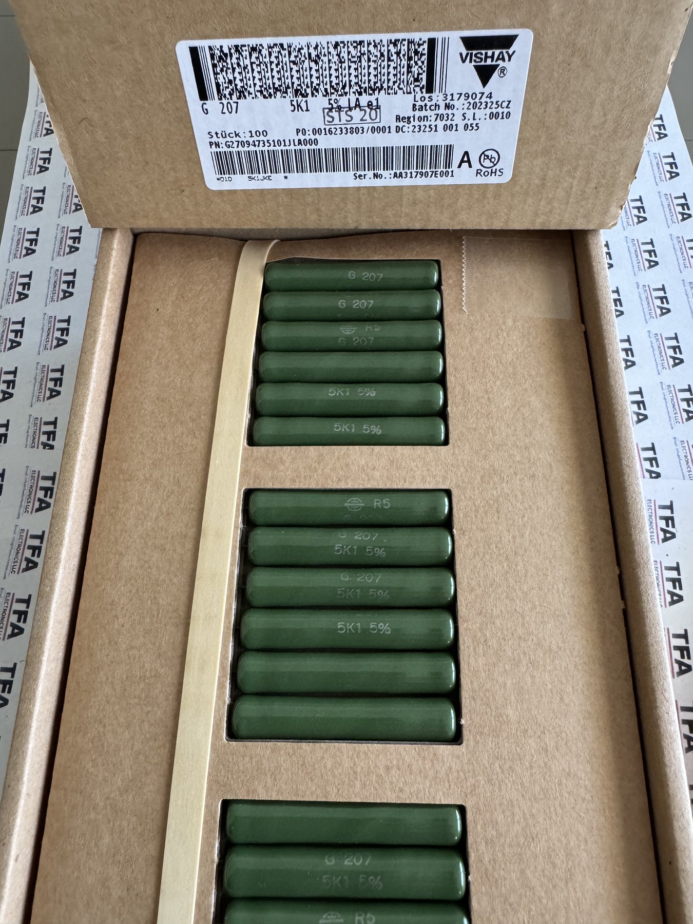 RESISTOR ALUMINUM HOUSE AND POWER MIX product photo 280