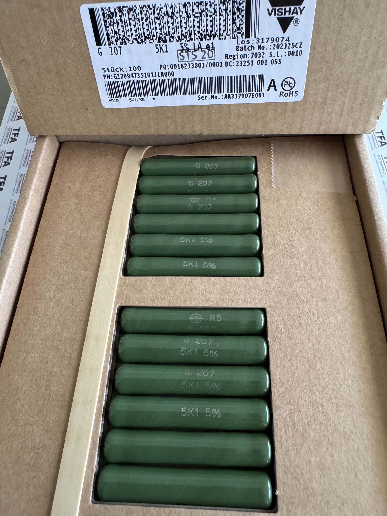 RESISTOR ALUMINUM HOUSE AND POWER MIX product photo 283