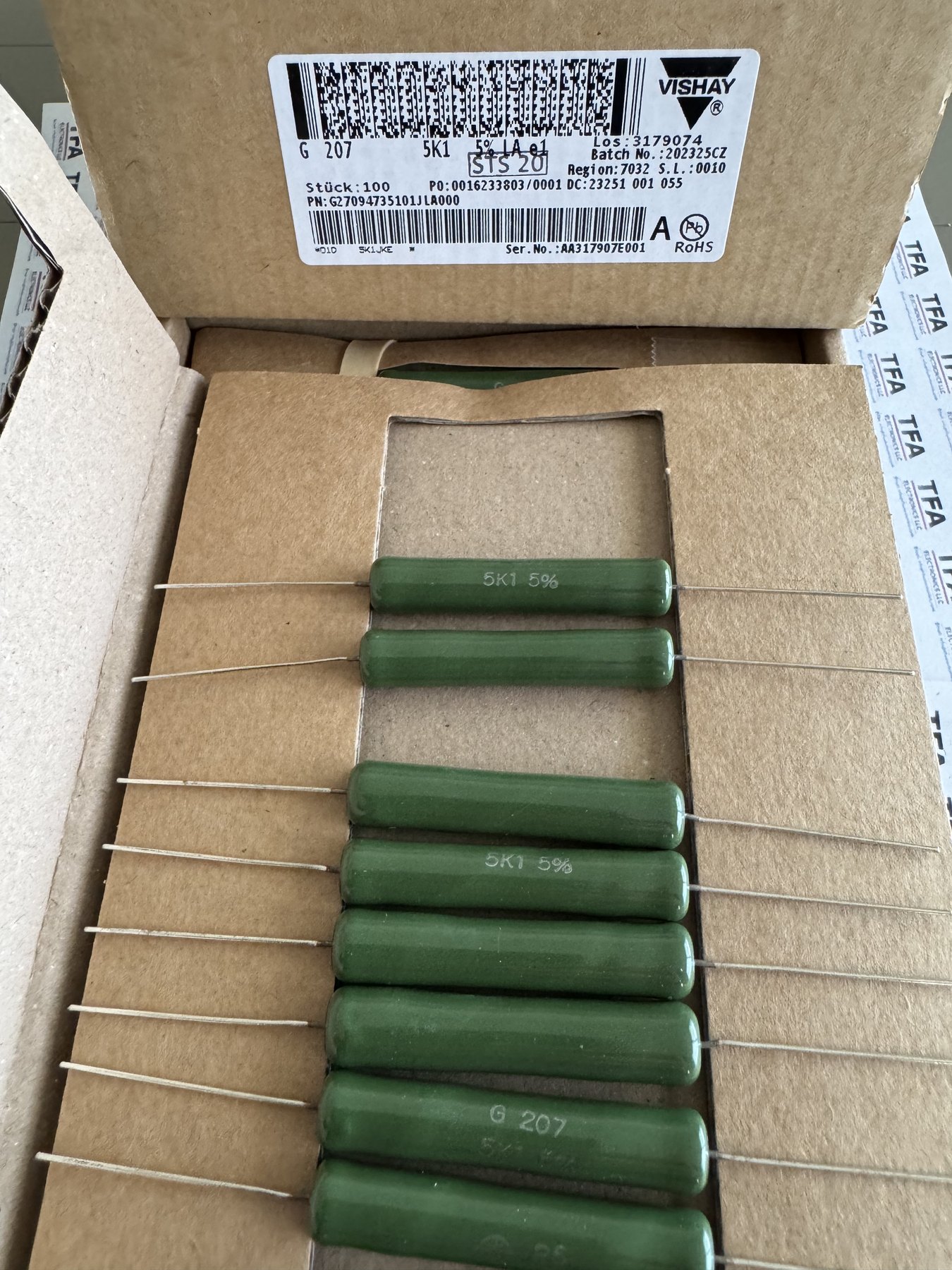 RESISTOR ALUMINUM HOUSE AND POWER MIX product photo 290