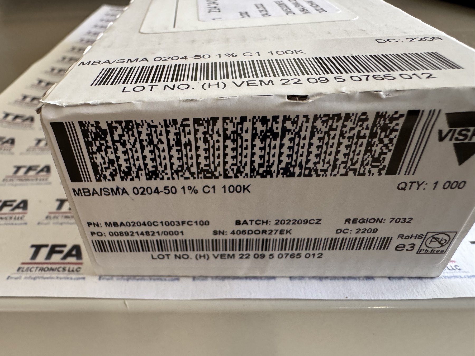 RESISTOR ALUMINUM HOUSE AND POWER MIX product photo 332