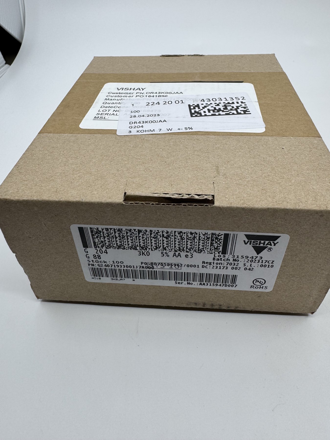 RESISTOR ALUMINUM HOUSE AND POWER MIX product photo 39