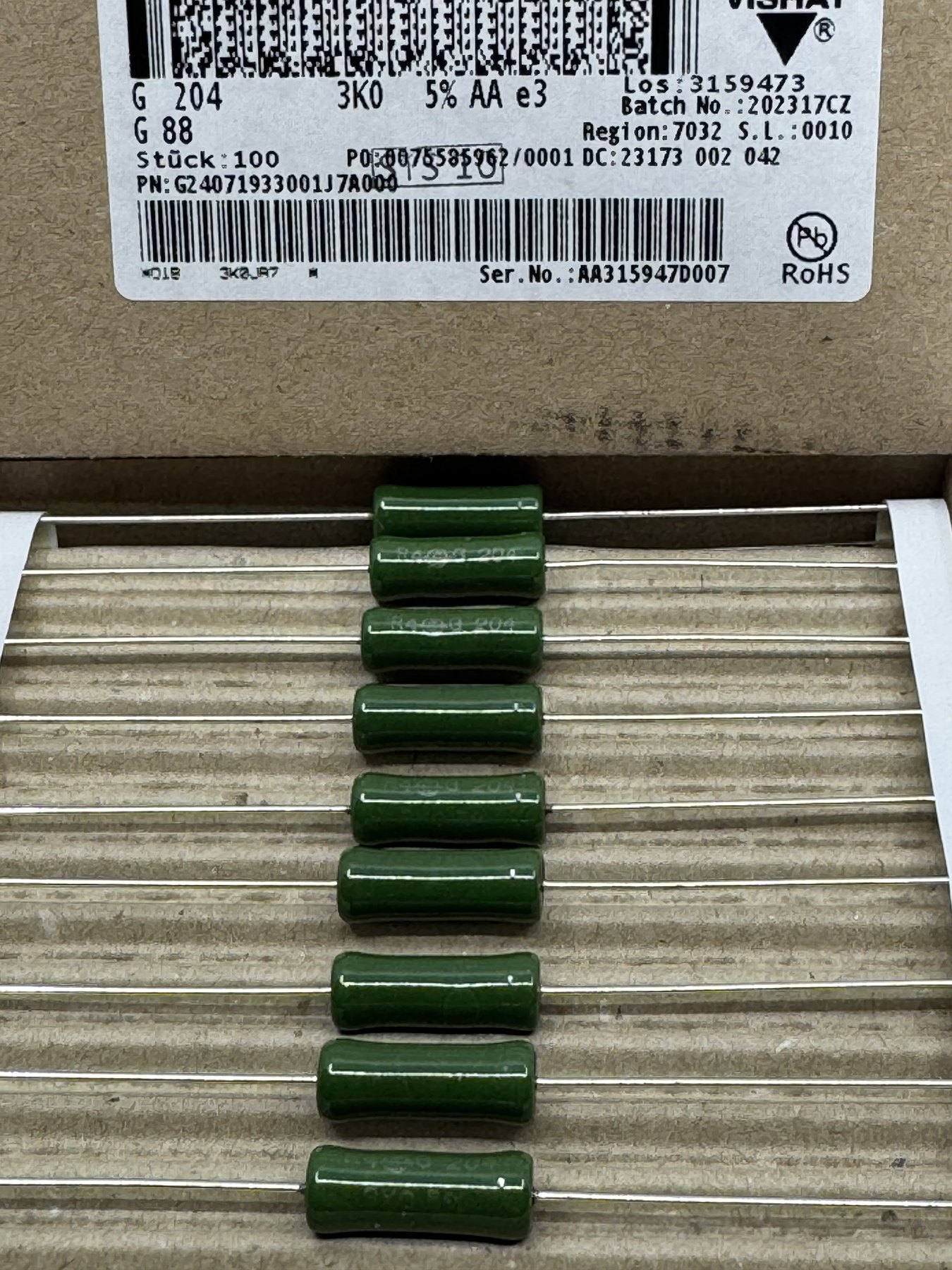 RESISTOR ALUMINUM HOUSE AND POWER MIX product photo 43